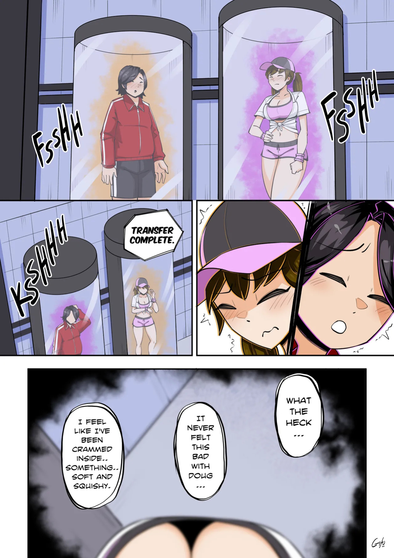 Kawaii Tsun'aho/ Swapping Gym Comic