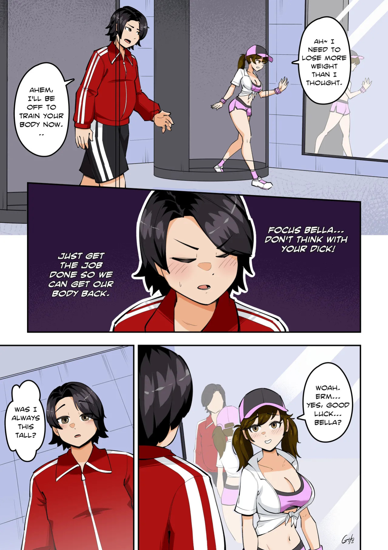 Kawaii Tsun'aho/ Swapping Gym Comic