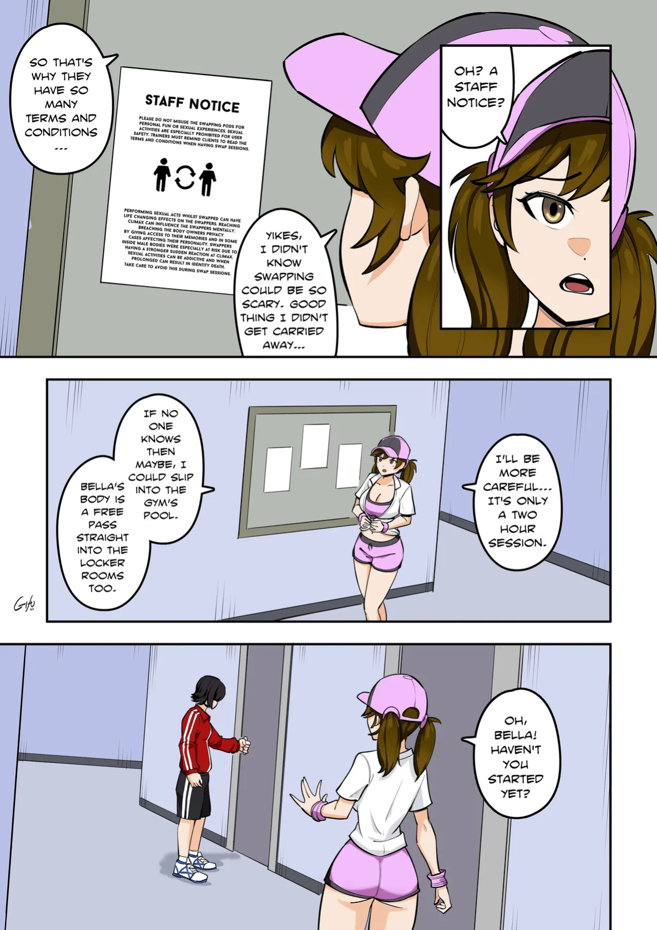 Kawaii Tsun'aho/ Swapping Gym Comic