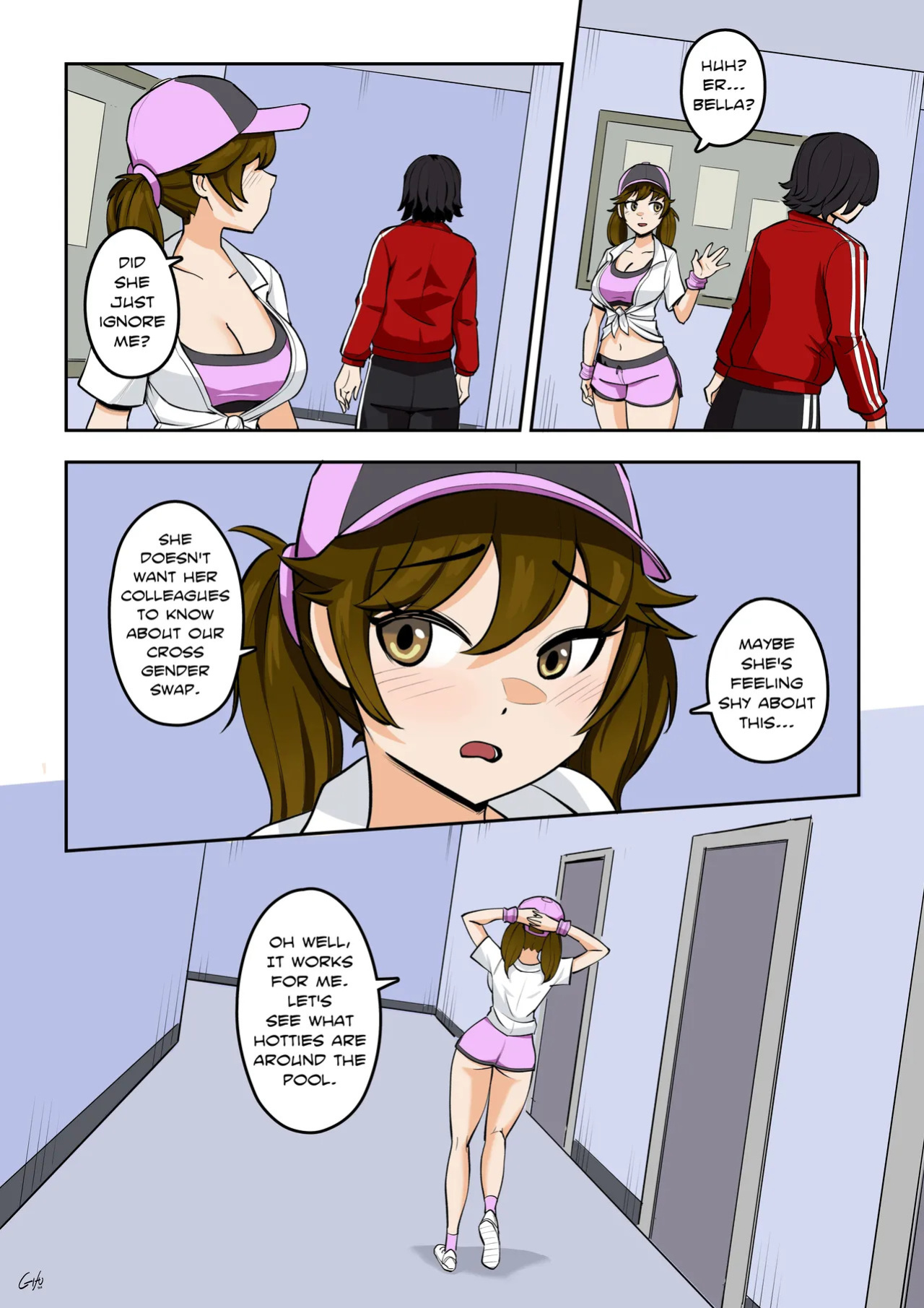 Kawaii Tsun'aho/ Swapping Gym Comic