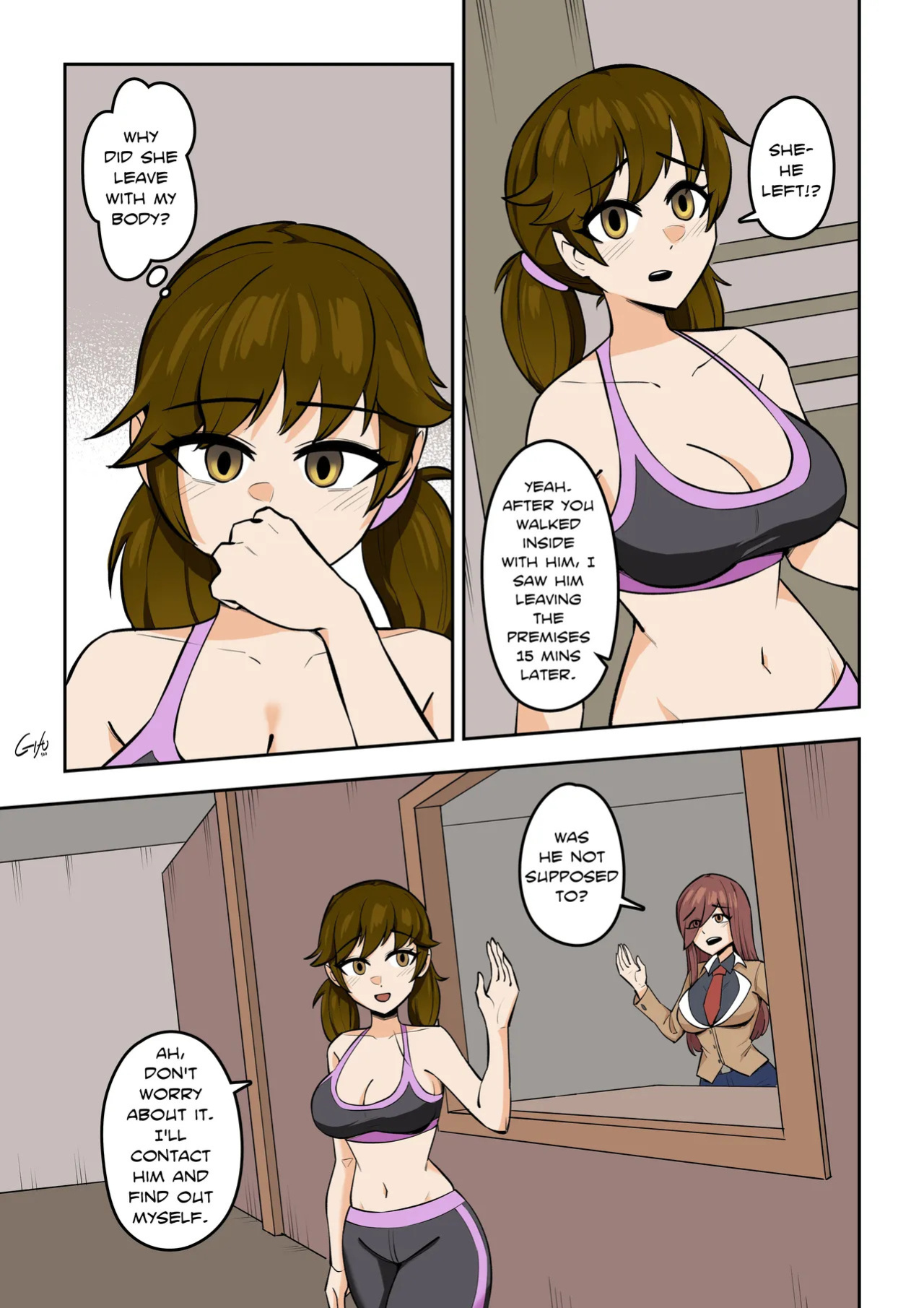 Kawaii Tsun'aho/ Swapping Gym Comic