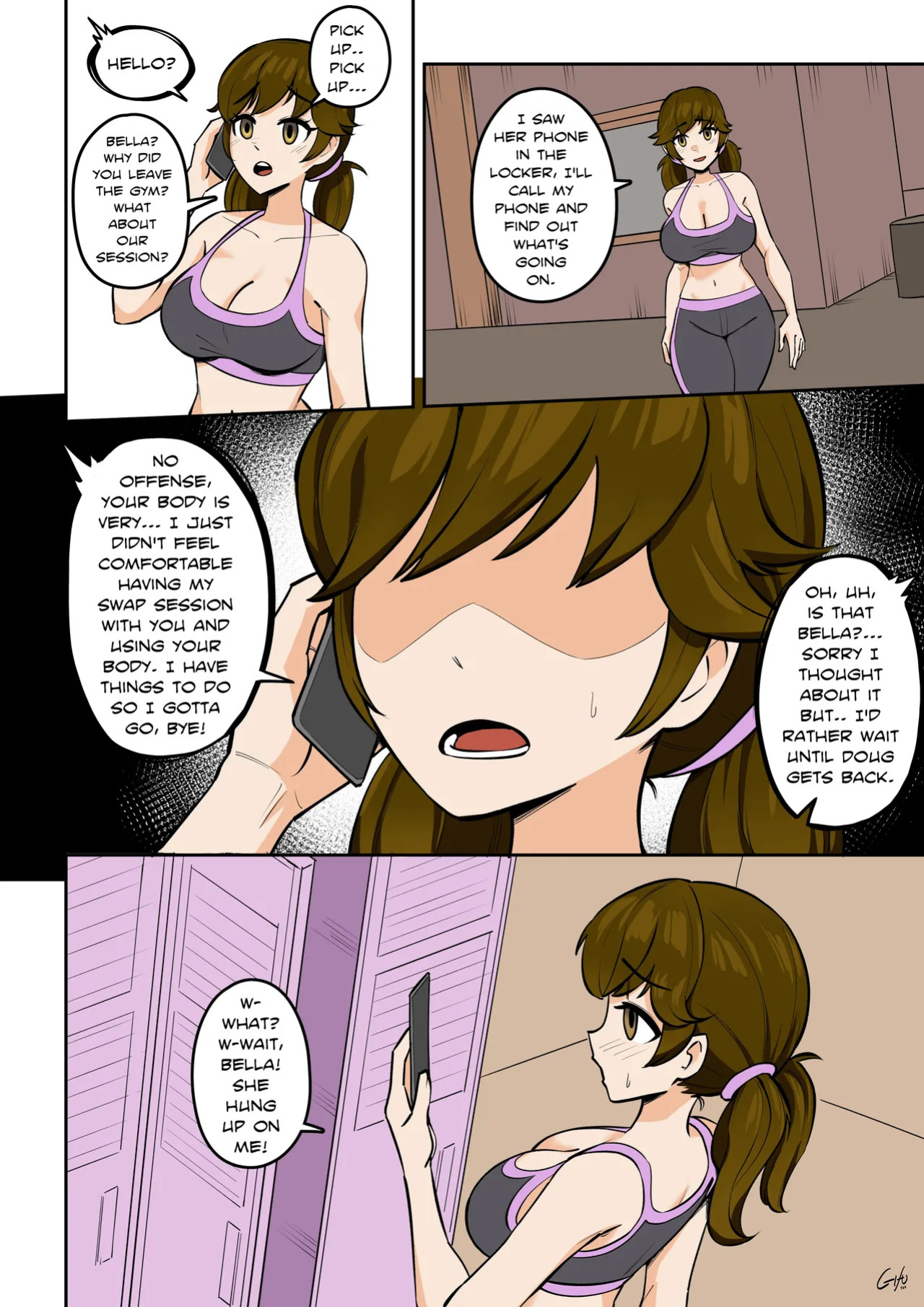 Kawaii Tsun'aho/ Swapping Gym Comic