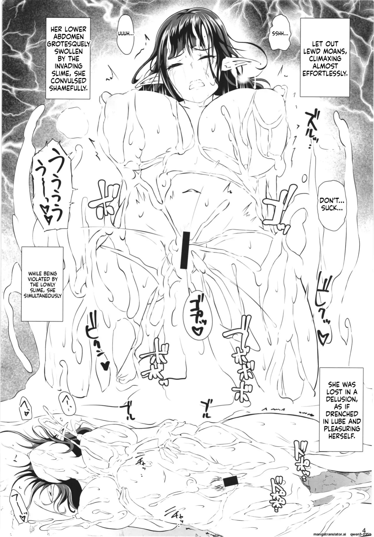 [Nekonote Shobou (Nekonta)] ELF AND MONSTERS -SLIME + WORM- (SCANMTL)