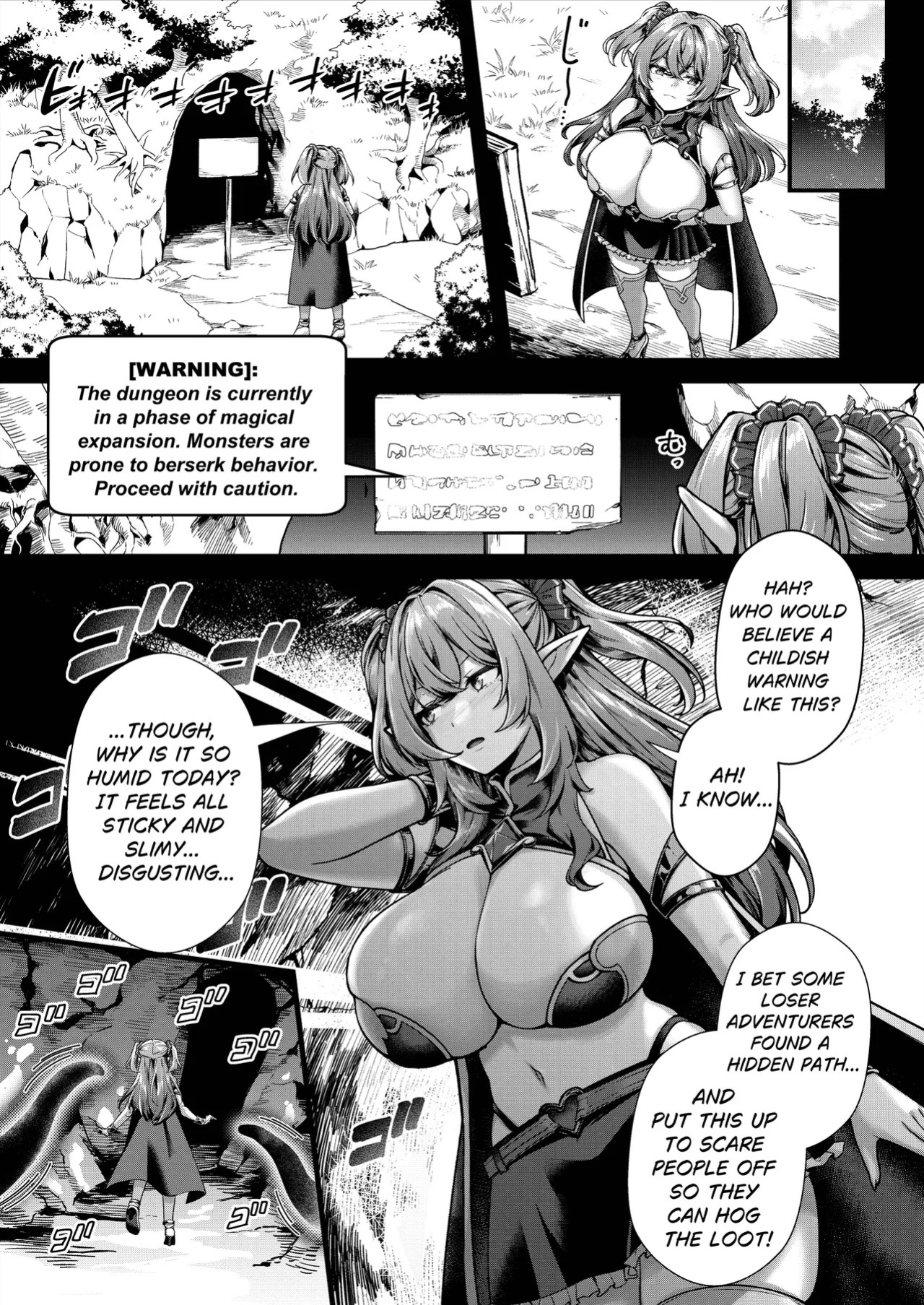 [Kannko Bokujyo (Kannko)] Ochita Tensai Mahoutsukai, Naodokoka Elf no 60 Nichikan [English] [Digital]