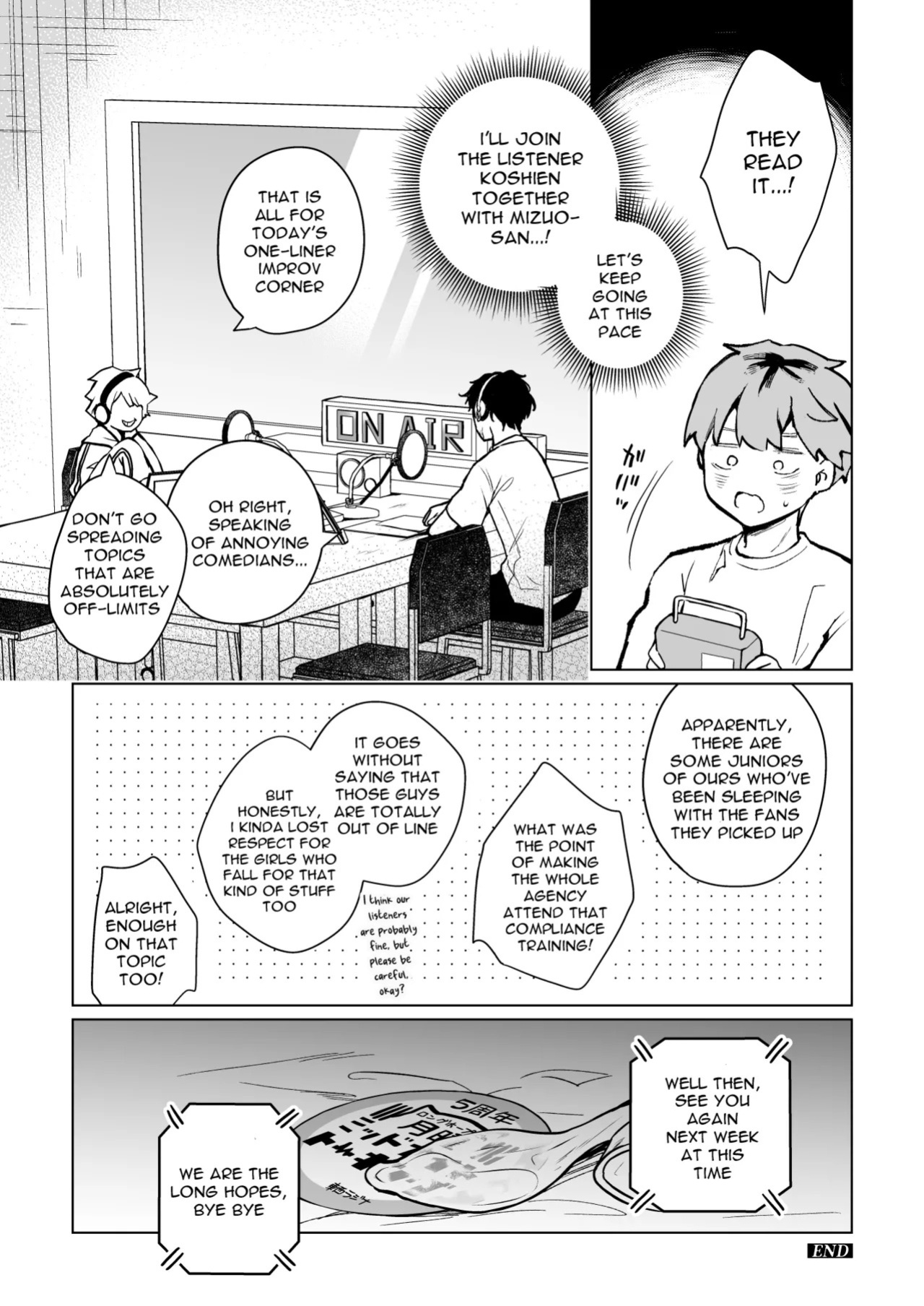 [Hirahira (Hirari)] "I Can’t Fall For Anyone Who Isn’t Funny" Said My Classmate—A Fellow Late-Night Radio Listener, A Famous Joke Artisan, and My Rival—Ended Up Becoming a Boring (lol) Young Comedian's Female Onahole (Someone Hertz) [English] [Digital]
