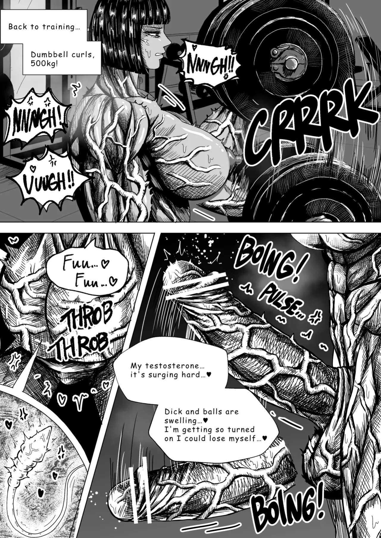 [Ebitarutaru(えびタルタル)] Muscular Futa Manga [English]