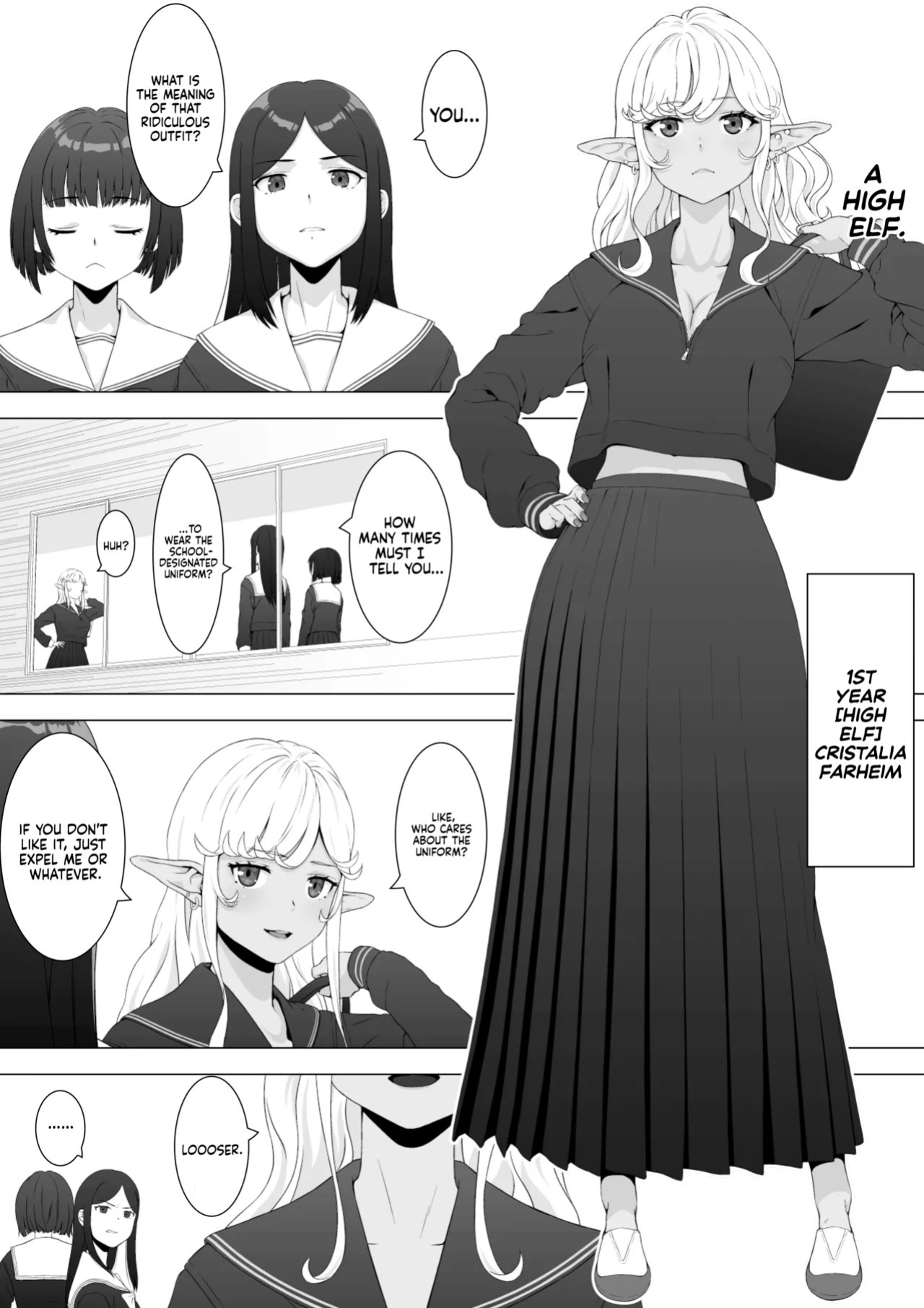 [FULLBOTTOM] Sukeban Kuro Gal Elf o Futanari Chinpo de Wakarasetai | Putting the Delinquent Dark-Gyaru Elf in Her Place With My Futa Cock [English] [Castle TL]