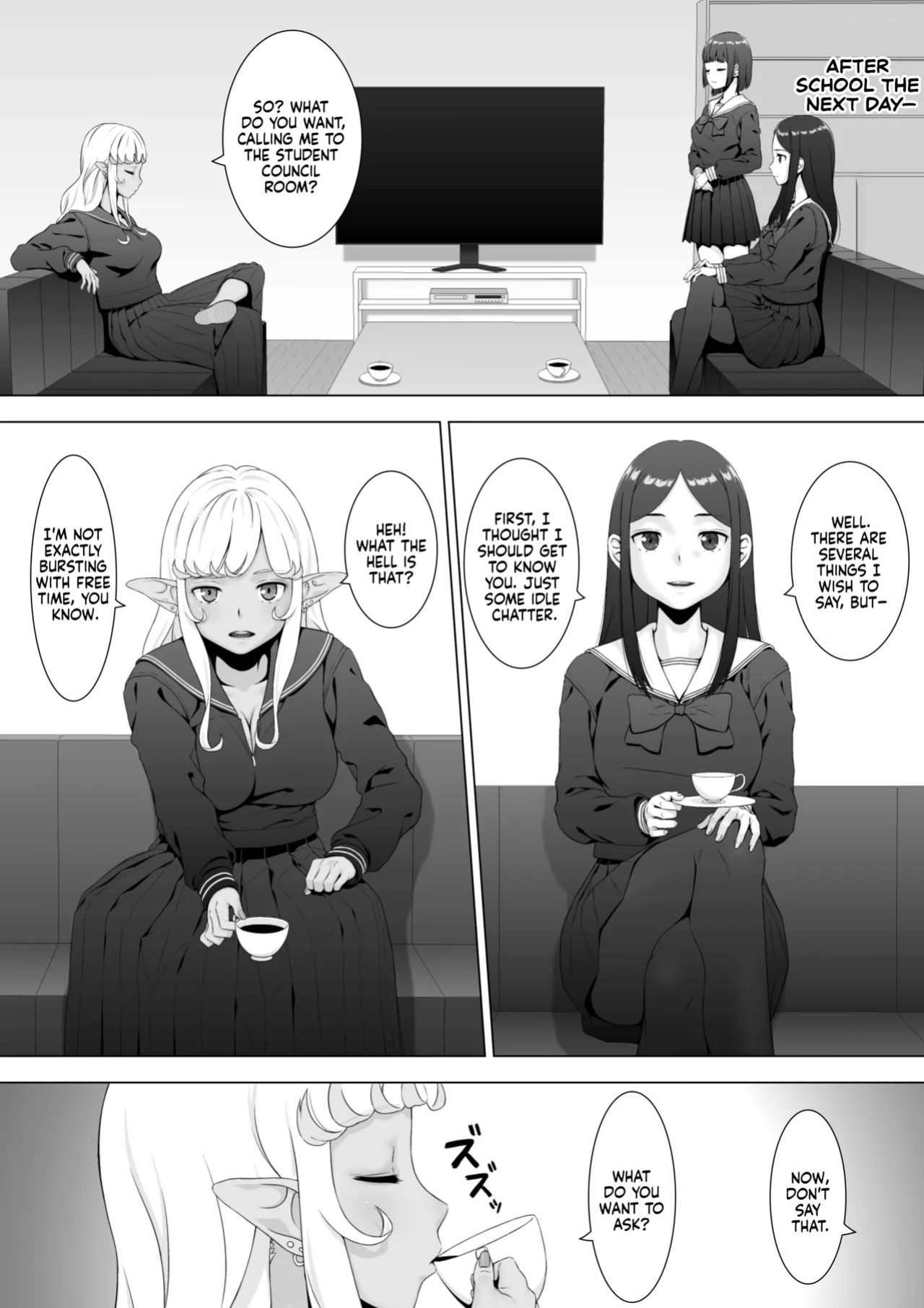 [FULLBOTTOM] Sukeban Kuro Gal Elf o Futanari Chinpo de Wakarasetai | Putting the Delinquent Dark-Gyaru Elf in Her Place With My Futa Cock [English] [Castle TL]