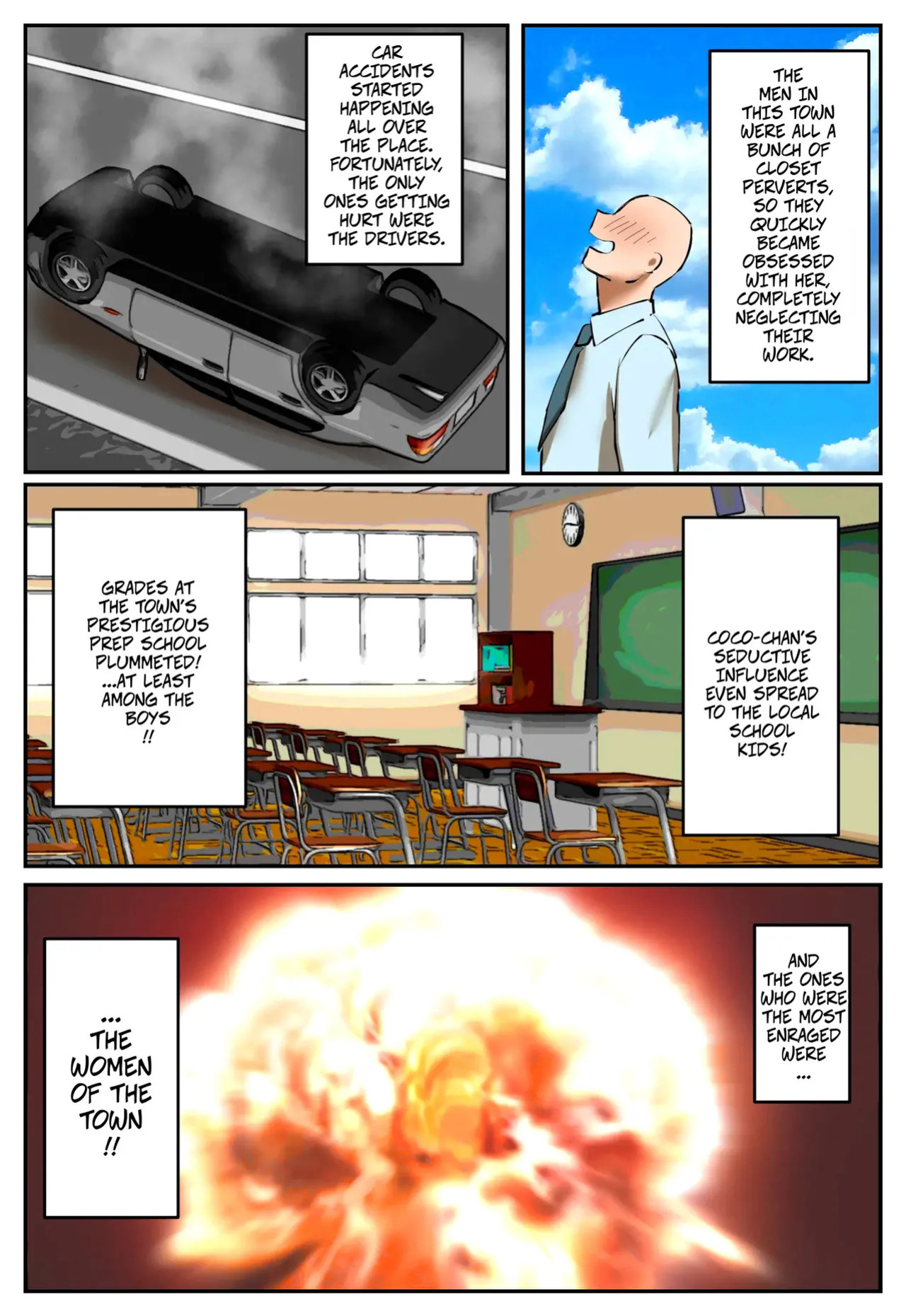[Chotto B-Sen] My Part-Time Job Is To Get Revenge: The Loose Woman -- Fukushuu Yami Beit "Machi no Keikan ga Kowareru Kono Oppai Onna o Oidashite Hoshii" [Colorized]