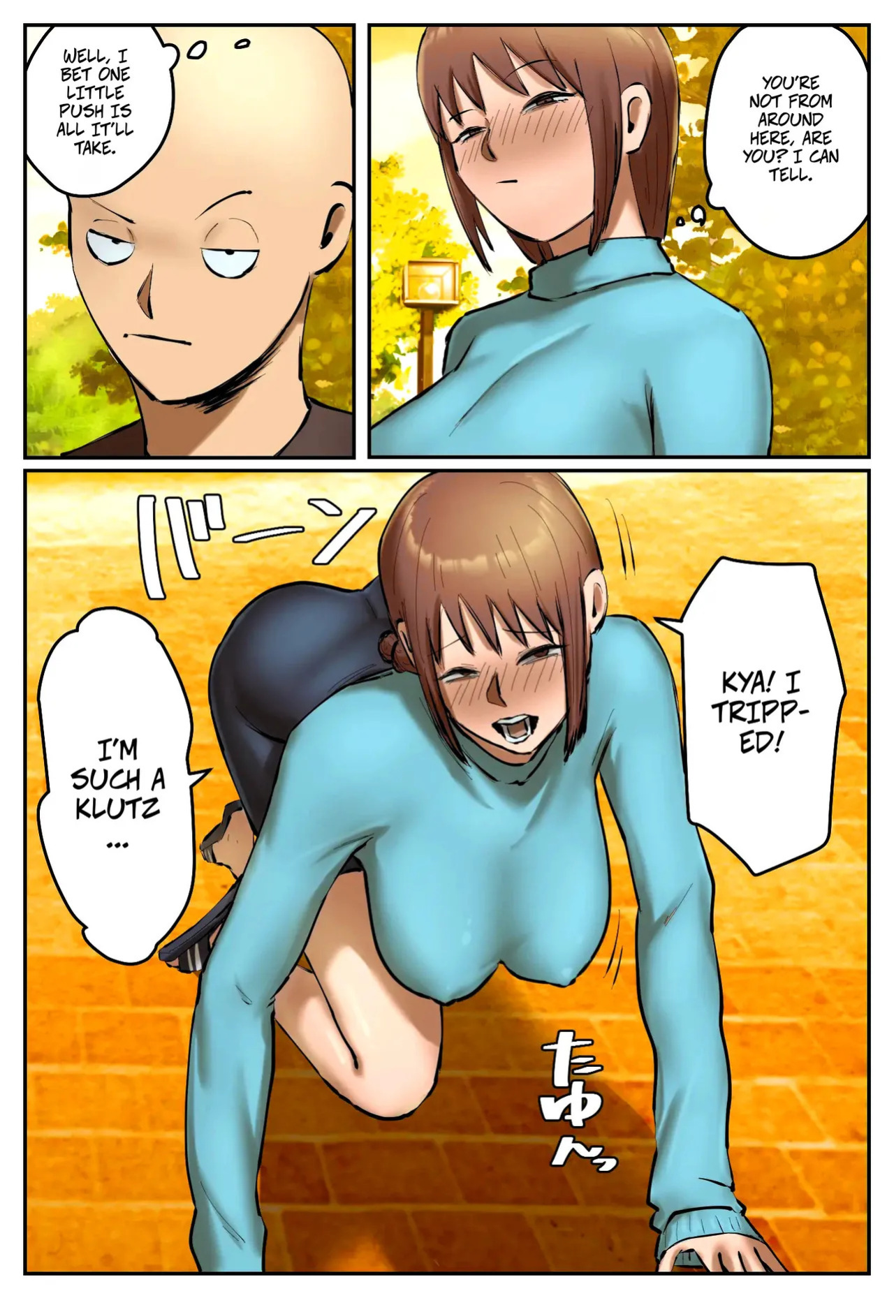 [Chotto B-Sen] My Part-Time Job Is To Get Revenge: The Loose Woman -- Fukushuu Yami Beit "Machi no Keikan ga Kowareru Kono Oppai Onna o Oidashite Hoshii" [Colorized]