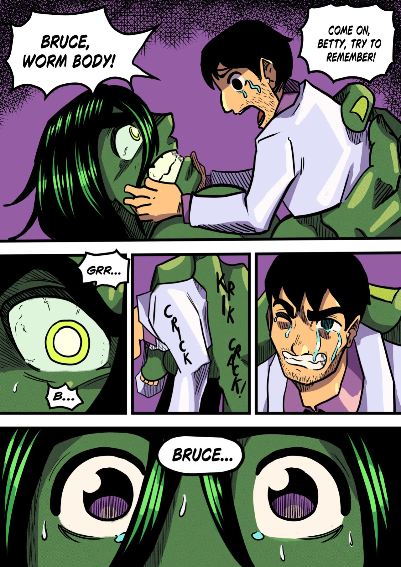 [Odoruyama] Betty Hulk AU: The Origin Of Betty Hulk [Colored Version]