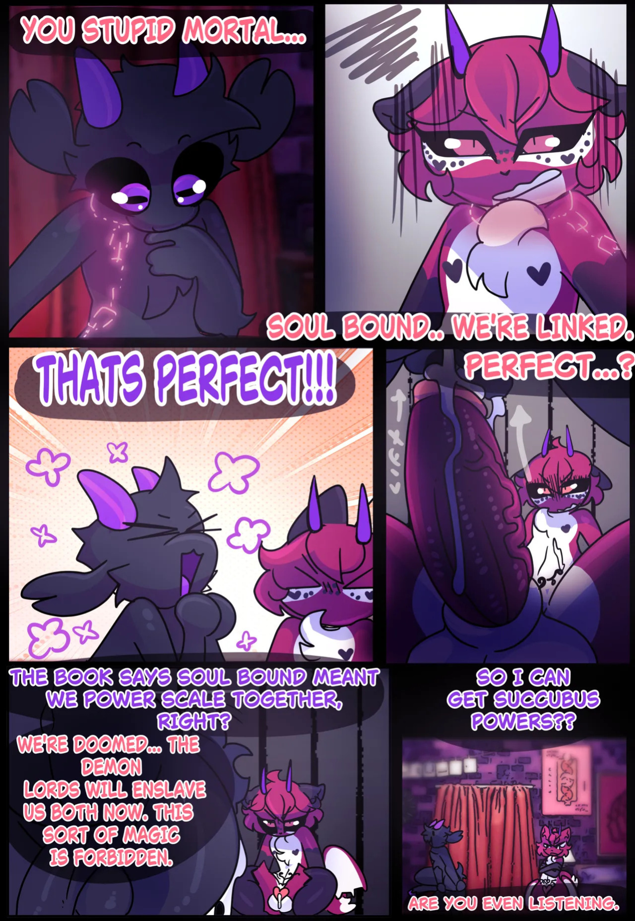[HalfpriceSouls] Horned and Horny (HNH): Chapter 1 - Company from the Second Circle