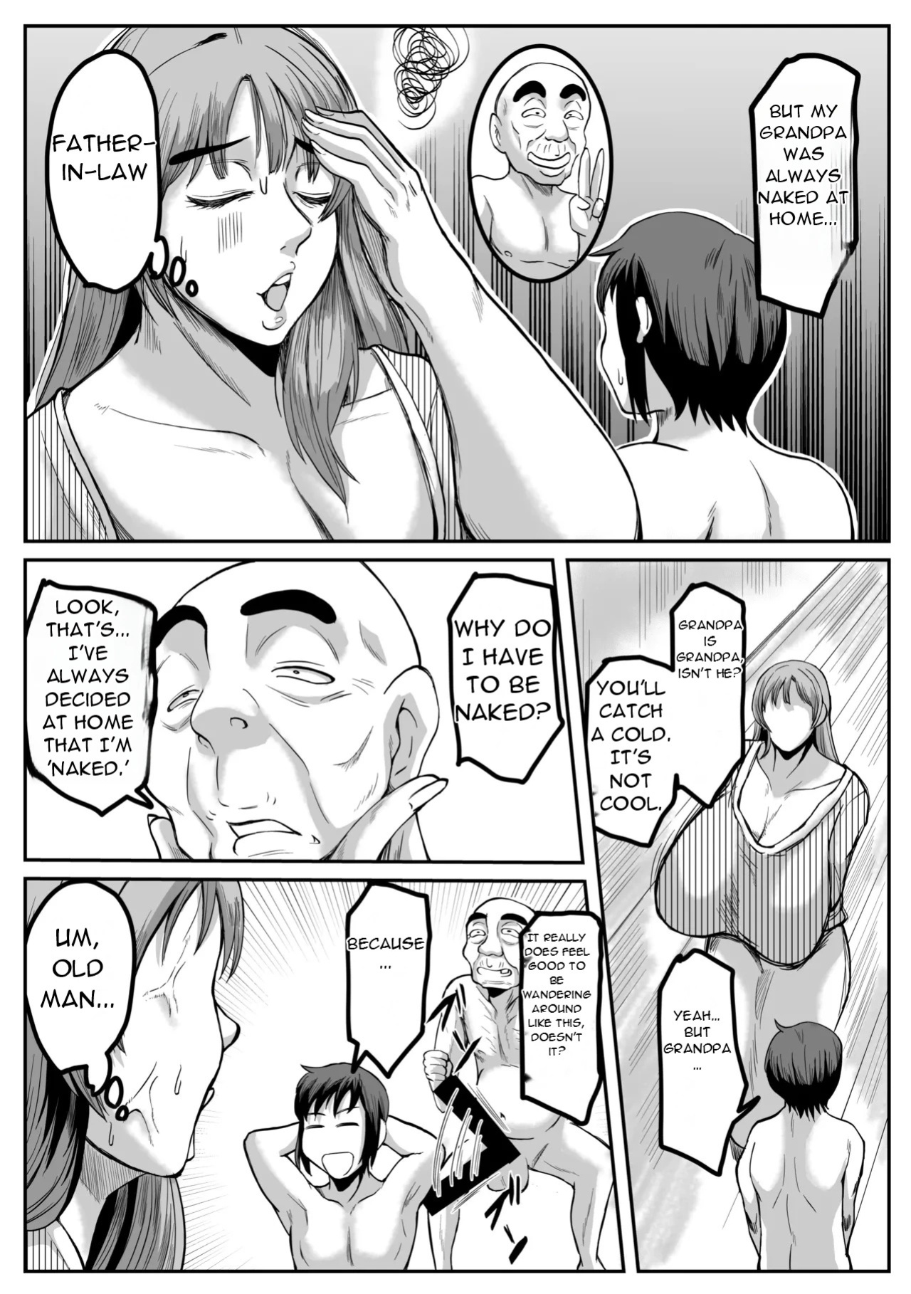 [Karakuri Korokke] Gifu to, Soshite Musuko to - With My Father-in-Law and My Son...[English][DarklordMTLs]