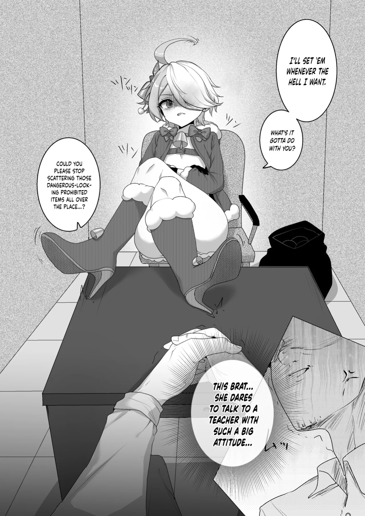 [Shinkoui] Bad Girl Sin Mal's Training Time (Guns Girl Z) [English] [Schale Scans]