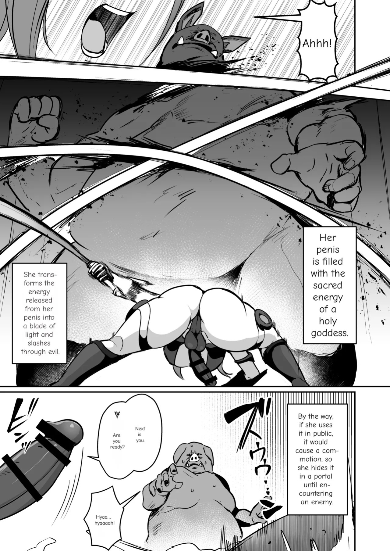 [Suichuu White (Calpish)]Seigi no Futanari Hiroin Futaboshi Kamihime Elixir Kyotama-ka Haiboku [English] [MTL]