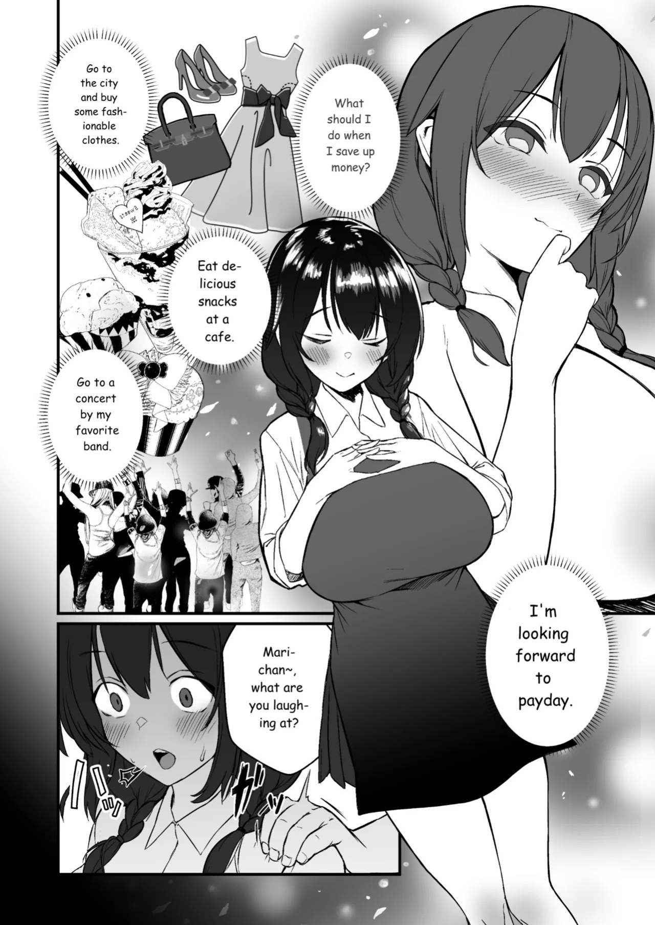 [Doushoku (Gen)] Jinsei Shuuryou Arbeit ~Kyonyuu Shoujo wa Sekuhara Tenchou ni Haramasareru~ [Digital][MTL]