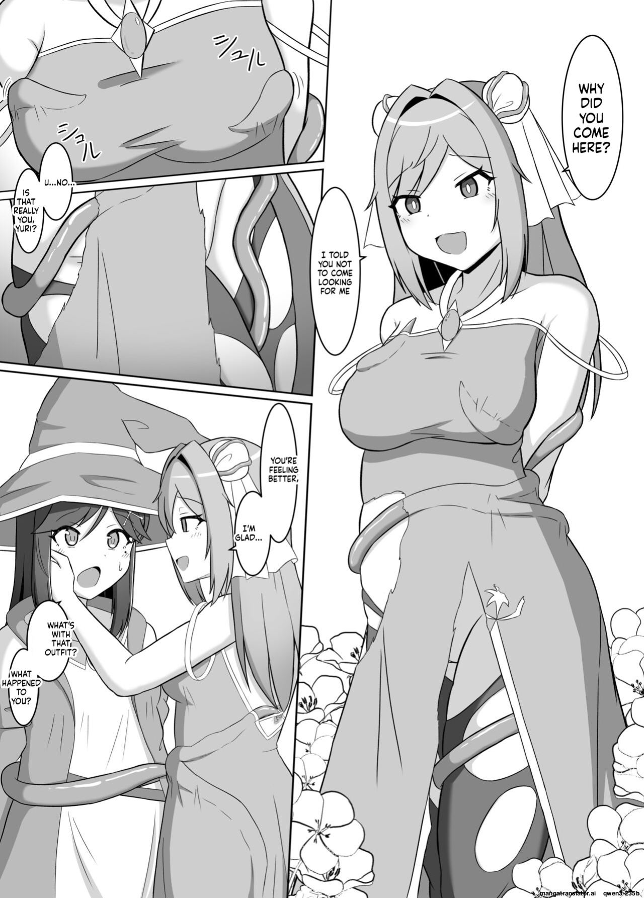 [Corruprotocol (EPLOOV)] Kuro ni so maru yuri 2 Aruraune o ti si ta osananazimi ni sintai wo musiba ma re te iku hanasi (SCANMTL)