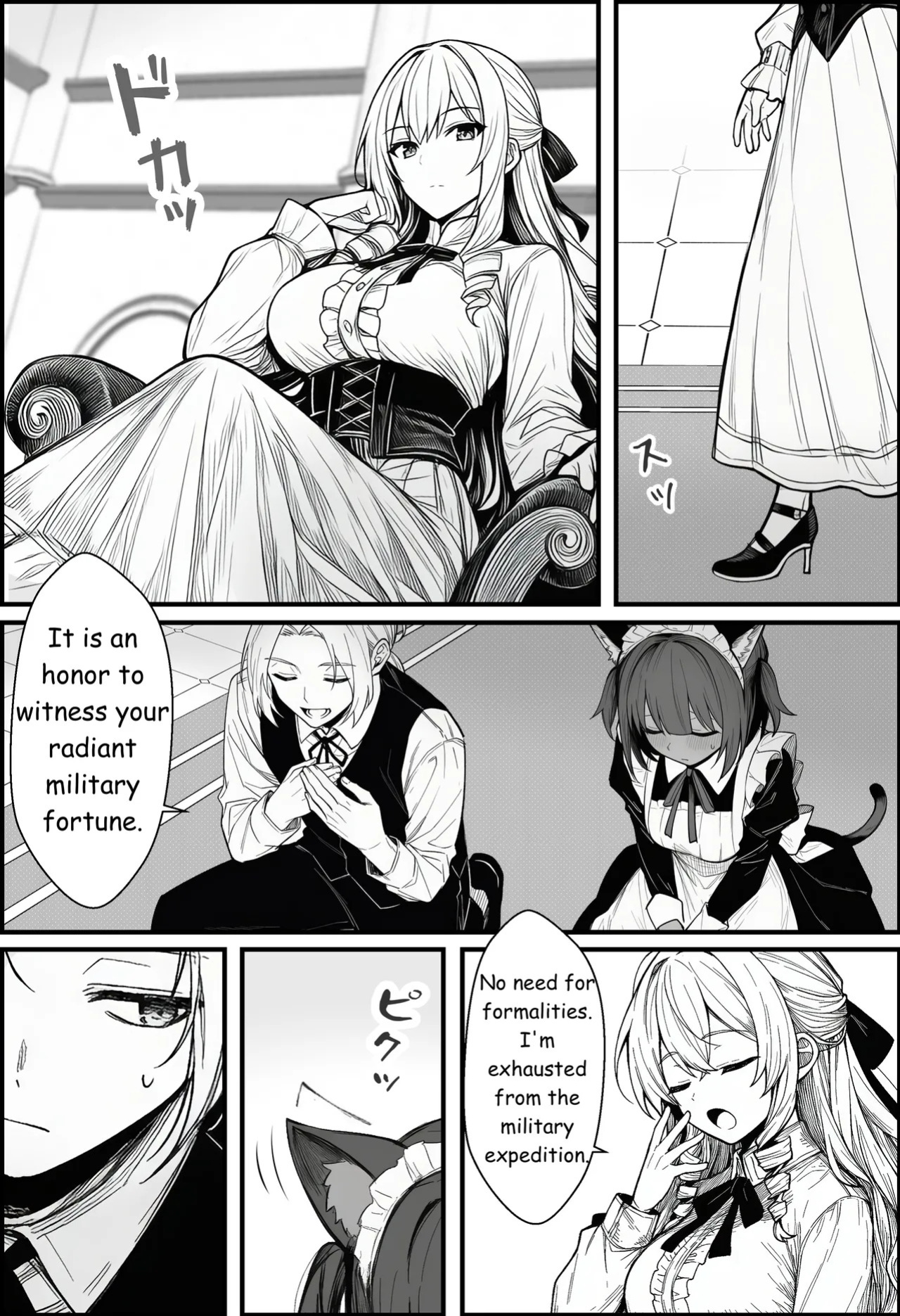 [COMIC Ainu] A Story About Teaching a Selfish Princess—Who Rules with Tyranny—a Lesson by Dressing Her in an Invisible Gown [AI Generated]