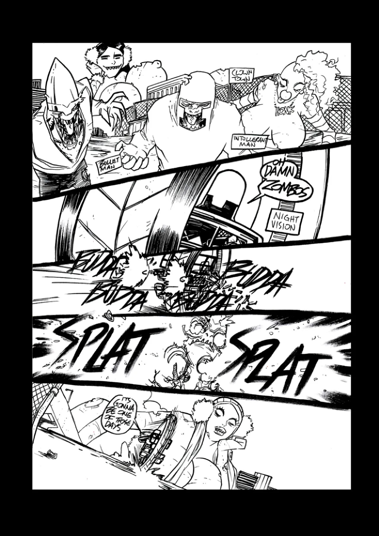 [Boo RudeToons] Big Guns vs Mighty Zombies (ENG)