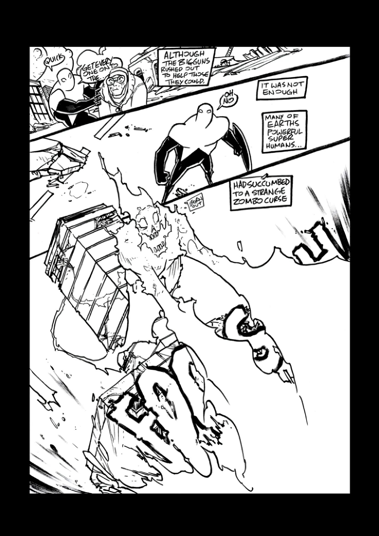 [Boo RudeToons] Big Guns vs Mighty Zombies (ENG)