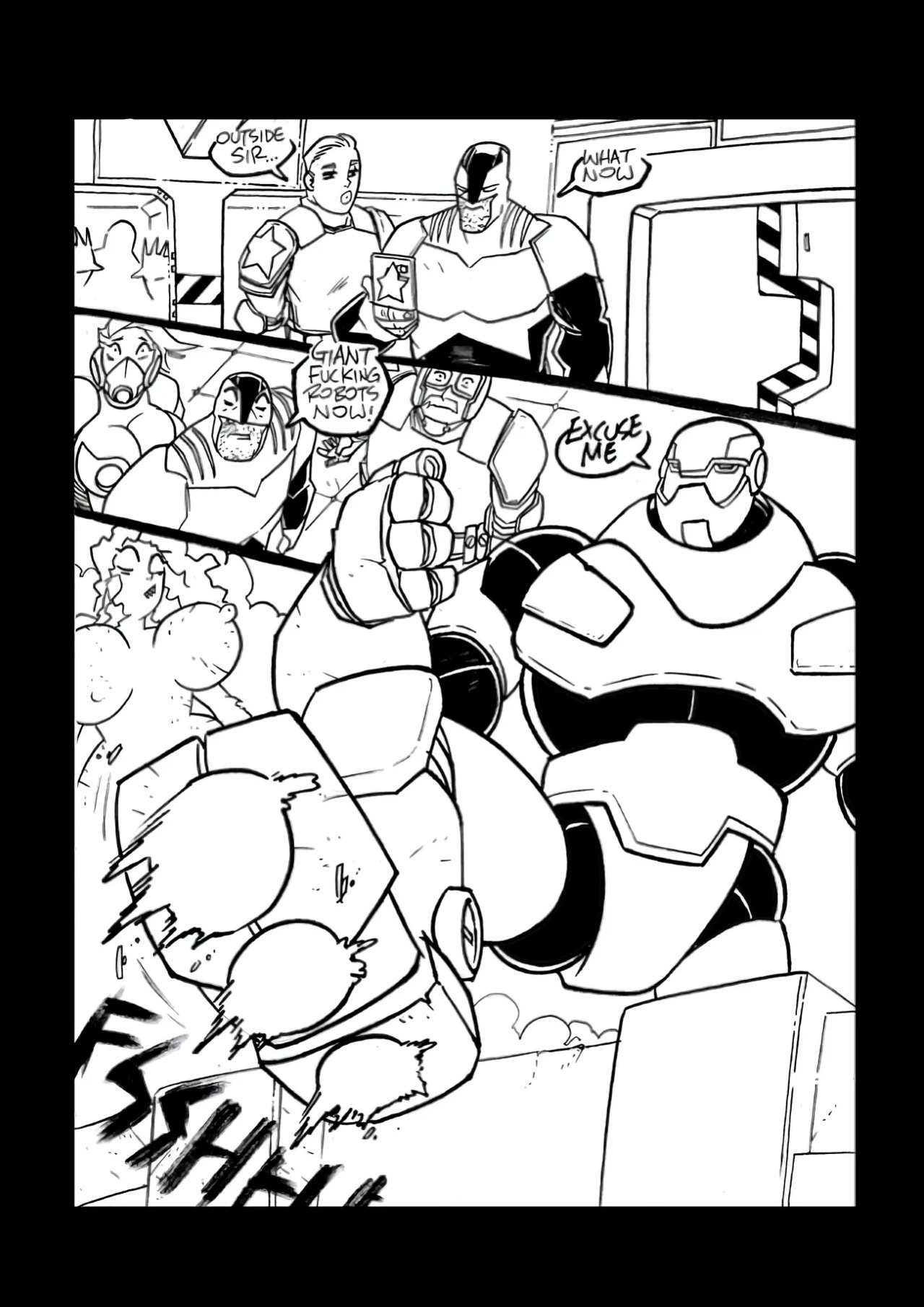 [Boo RudeToons] Big Guns vs Mighty Zombies (ENG)