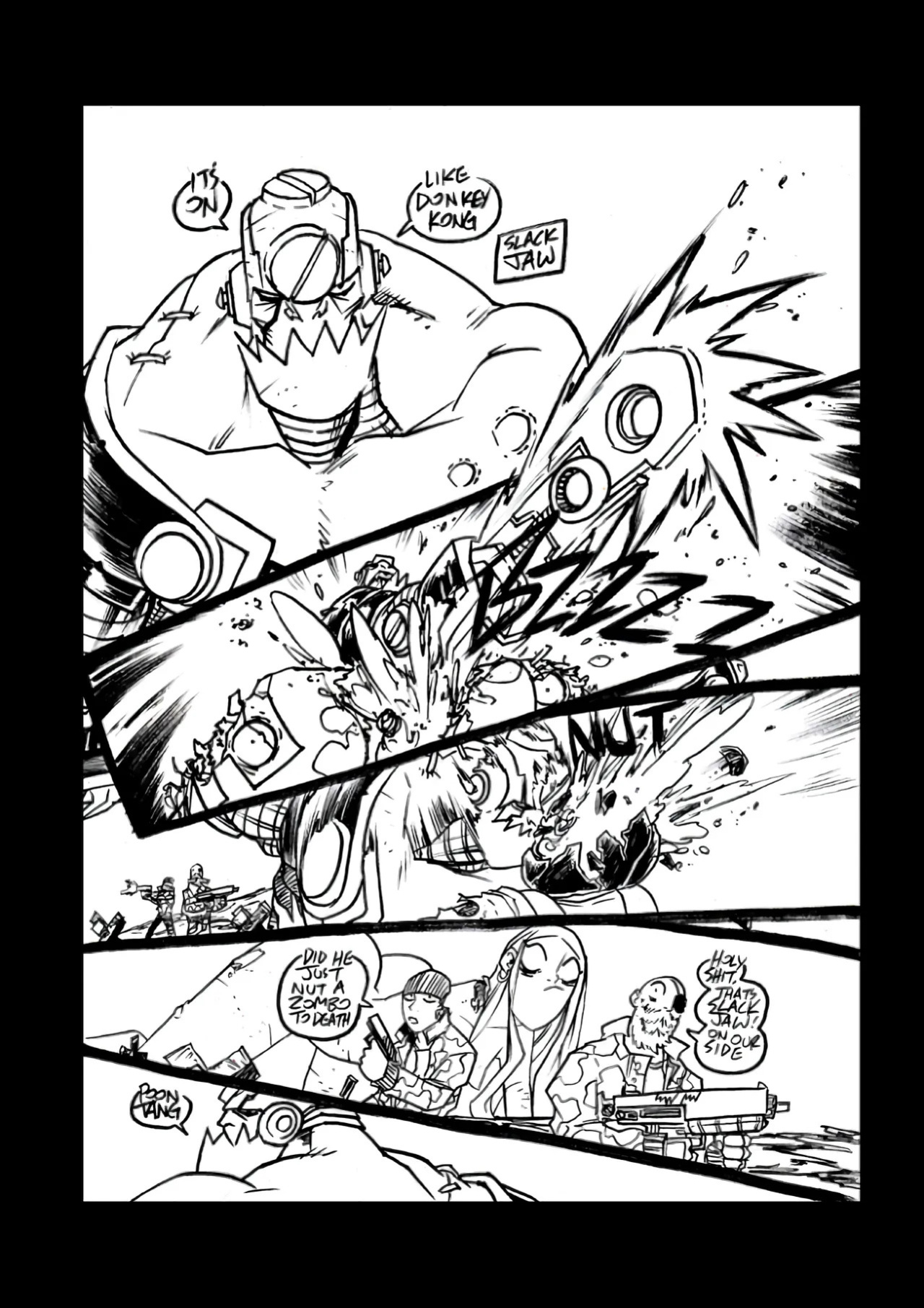 [Boo RudeToons] Big Guns vs Mighty Zombies (ENG)