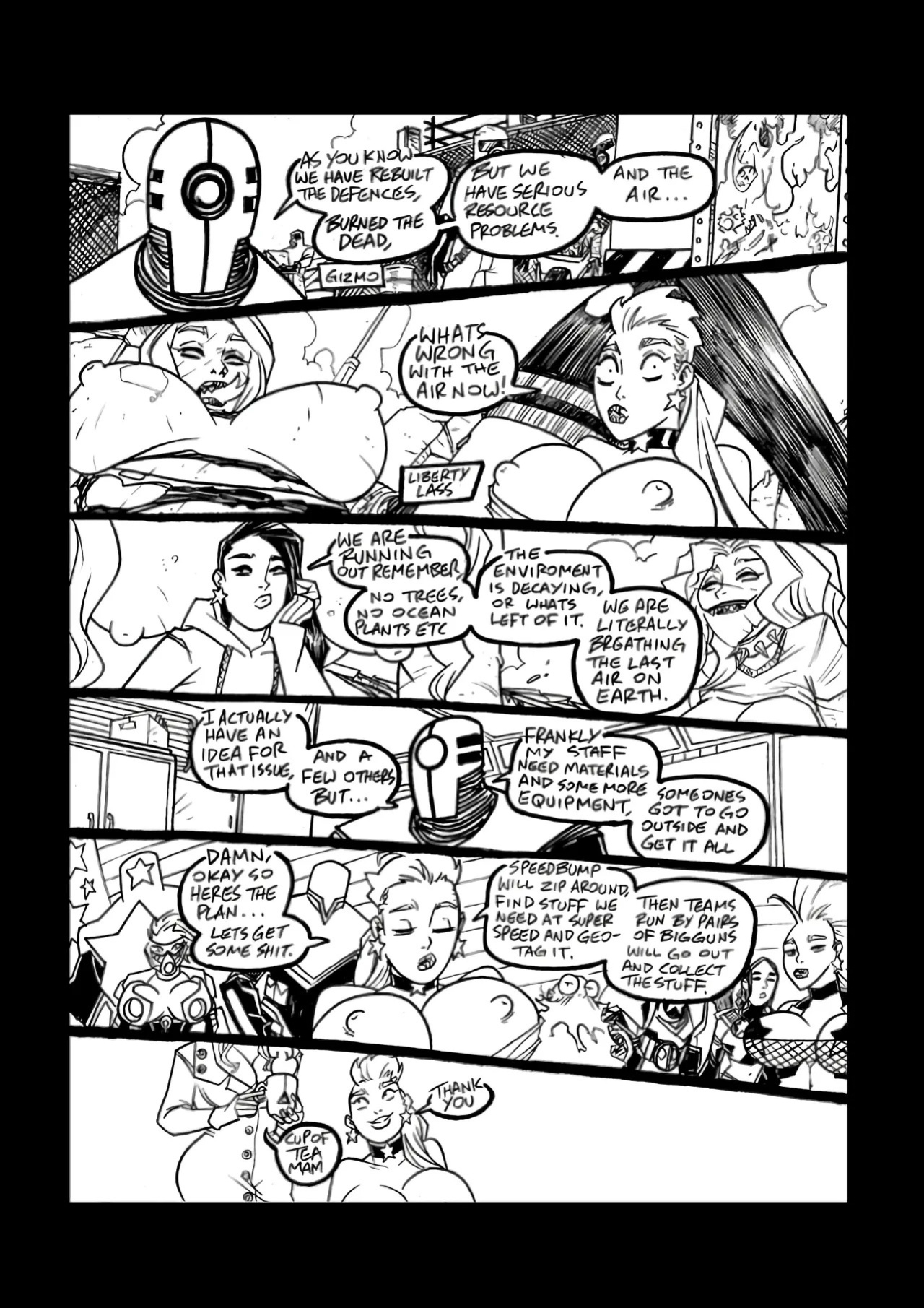 [Boo RudeToons] Big Guns vs Mighty Zombies (ENG)