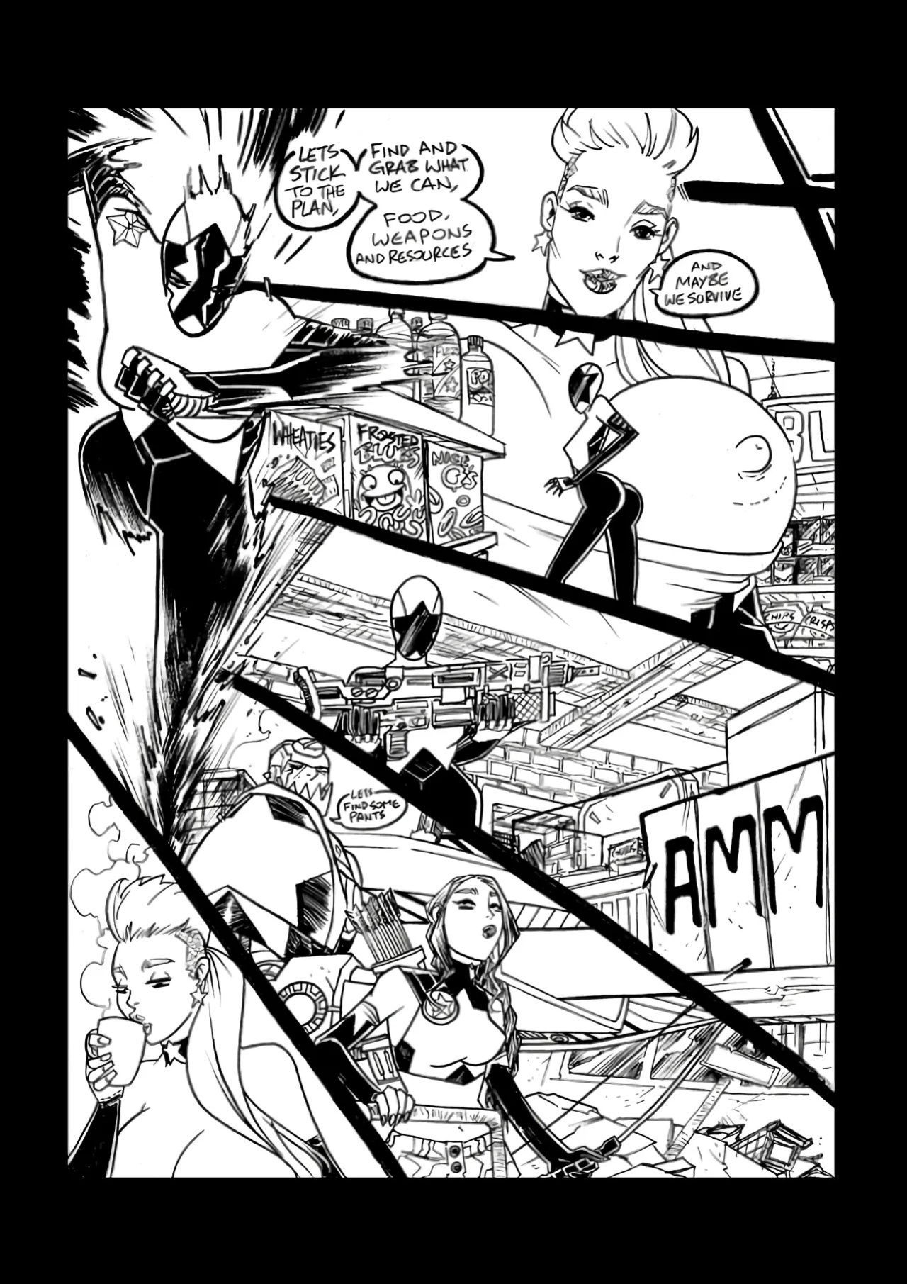 [Boo RudeToons] Big Guns vs Mighty Zombies (ENG)