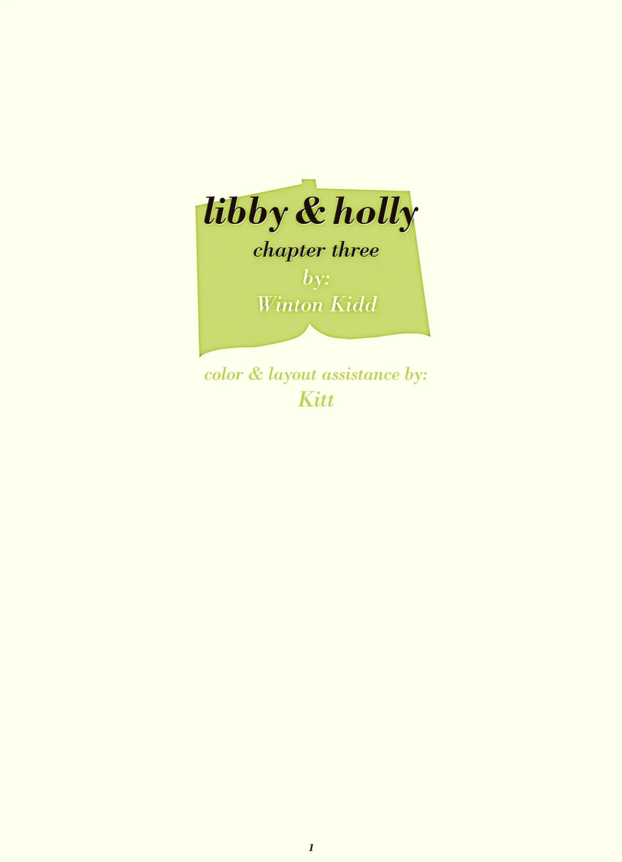 [Winton Kidd] Libby & Holly - Chapter 03 (ENG)