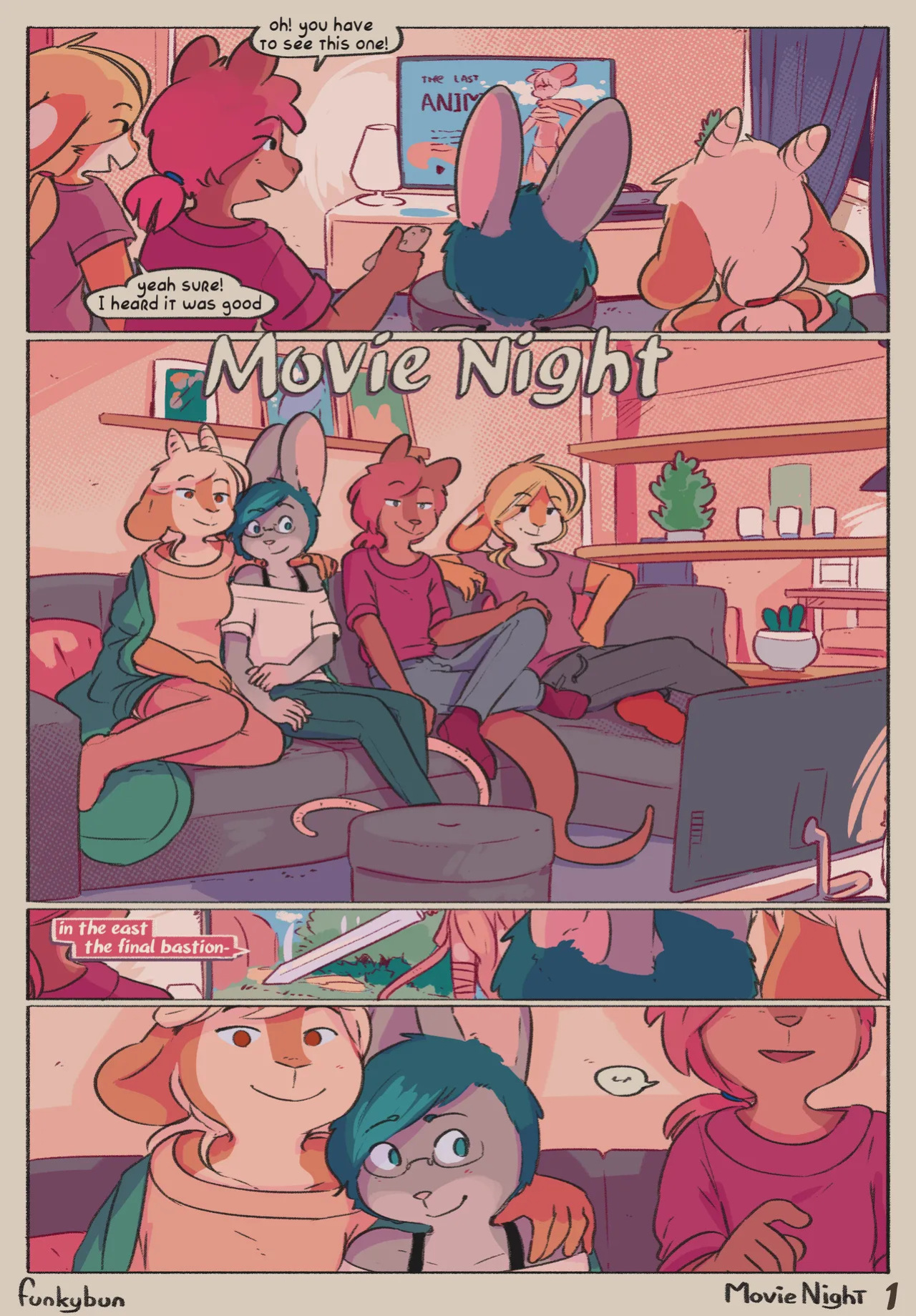 (Funkybunny) Movie Night
