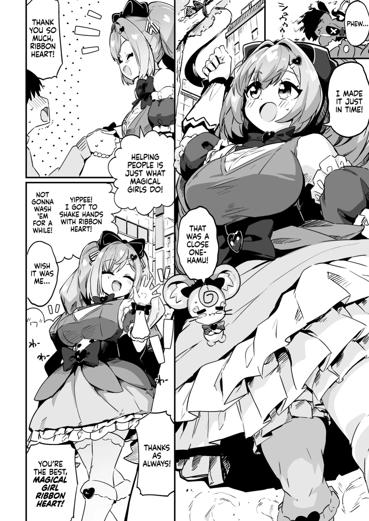 [Mannen Dokodoko Dondodoko (Tottotonero Tarou.)] Mahou Shoujo no Naoshikata (Otoshikata) Kizu o Naoseru no wa Oji-san dake!! | Healing (Breaking) a Magical Girl - Only Oji-san Can Cure Her Wounds! [English] [Xzosk]