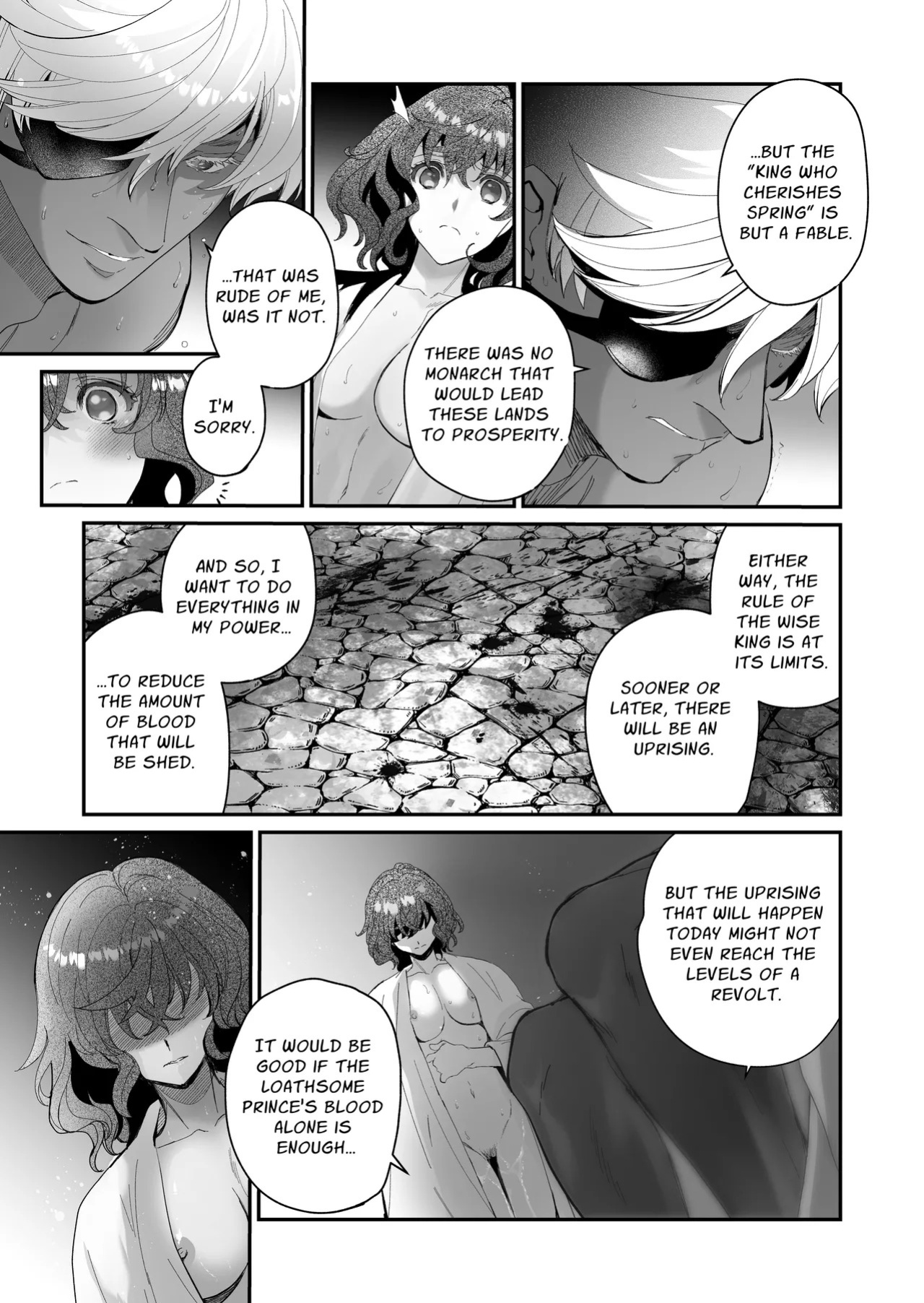 [Toko-ya (Kitoen)] Shikei Senkoku Sareta Kenjo ga Kiraware Ouji ni Dekiai Sarete, Shiawase ni Naru made no Monogatari Kouhen | The Condemned Wise Woman and The Loathsome Prince Who Adores Her 3