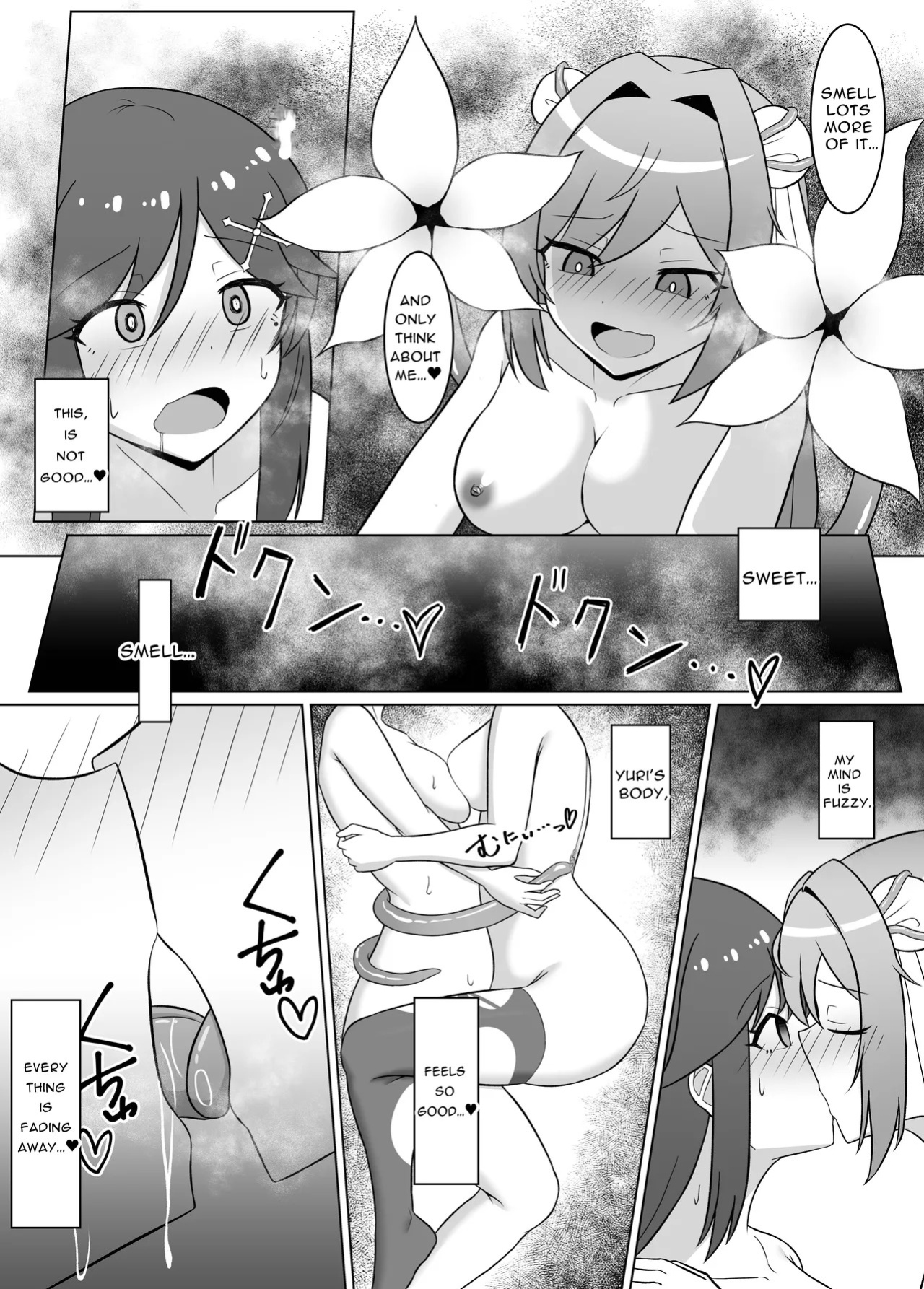 [Corruprotocol (EPLOOV)] Kuro ni Somaru Yuri 2 ~Alraune Ochi Shita Osananajimi ni Karada o Mushibamarete Iku Hanashi~ | Yuri Dyed in Black 2 ~The Story of a Childhood Friend Who Fell to an Alraune and Is Now Being Consumed by Her~ [English] [Dere Translat