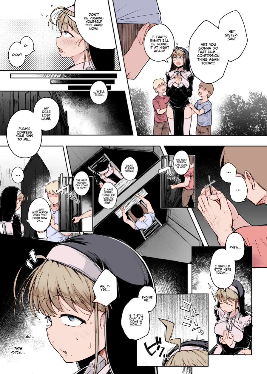 [Jikahatsudensho (flanvia)] Zange Ana | Confession Hole [English] [Kyuume] [crudeacolyte] [Colorized] [Digital]