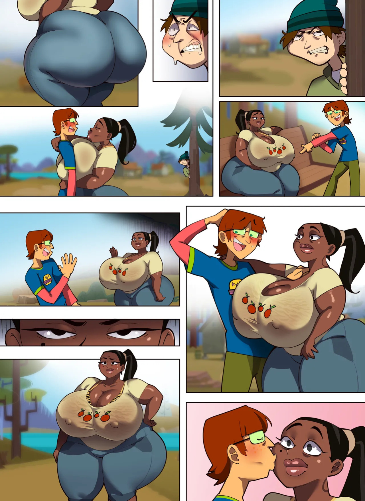 [BitterCream] Total Drama Island: Leshawna NTR [English] [Uncensored] (Total Drama Island)