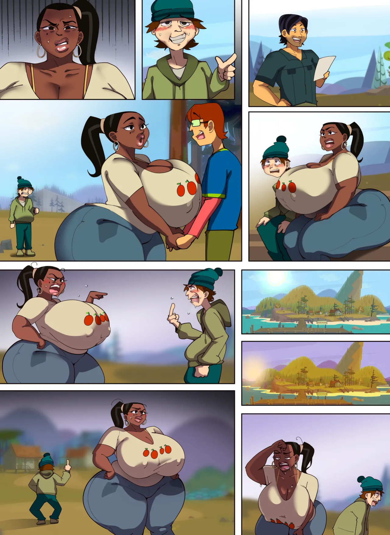 [BitterCream] Total Drama Island: Leshawna NTR [English] [Uncensored] (Total Drama Island)