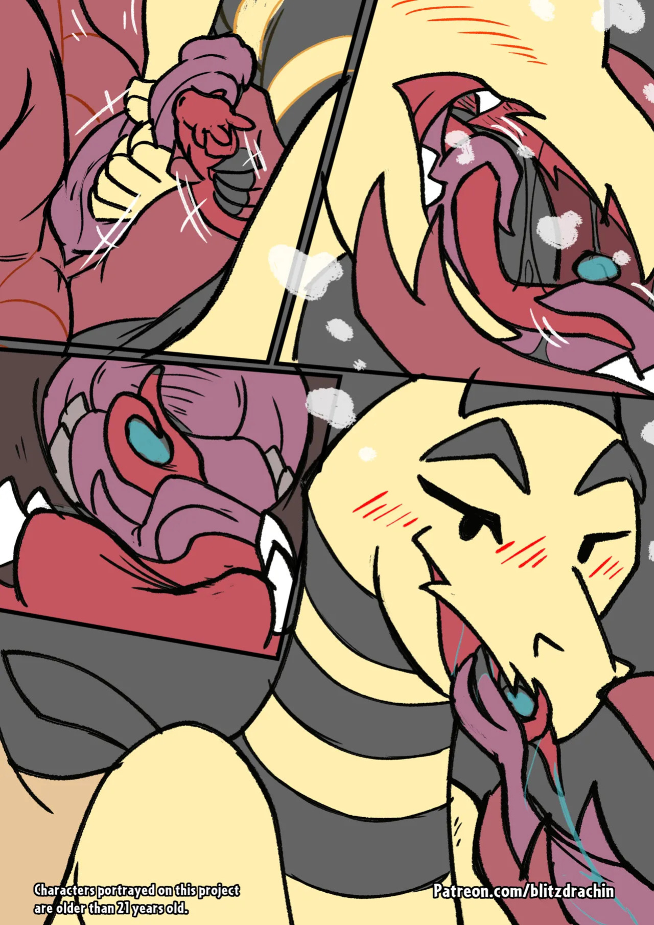 [Blitzdrachin] Dragon Lessons III (Sketch)