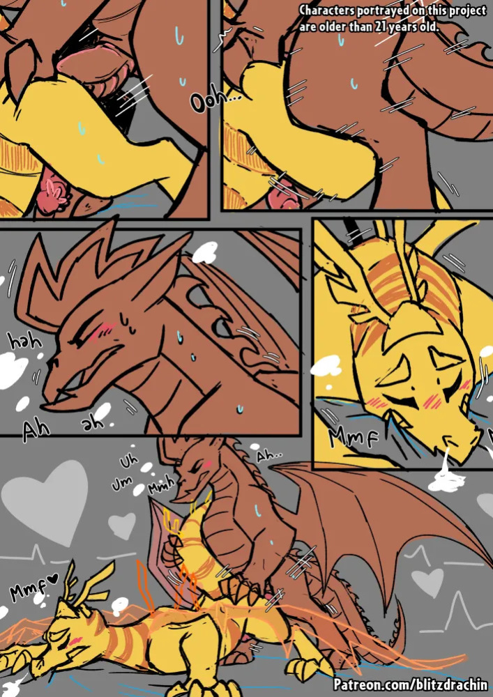 [Blitzdrachin] Dragon Lessons III (Sketch)