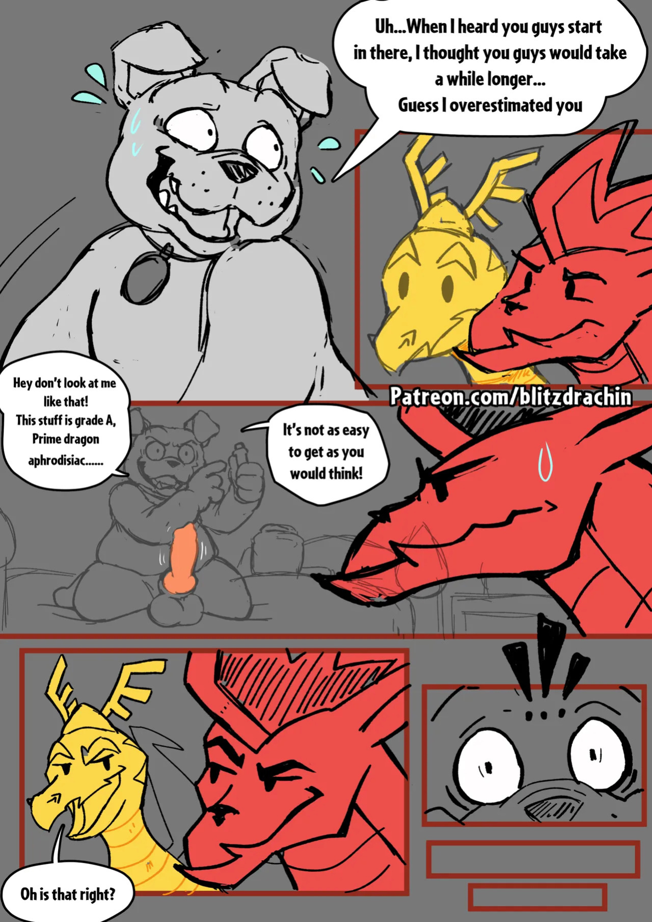 [Blitzdrachin] Dragon Lessons III (Sketch)