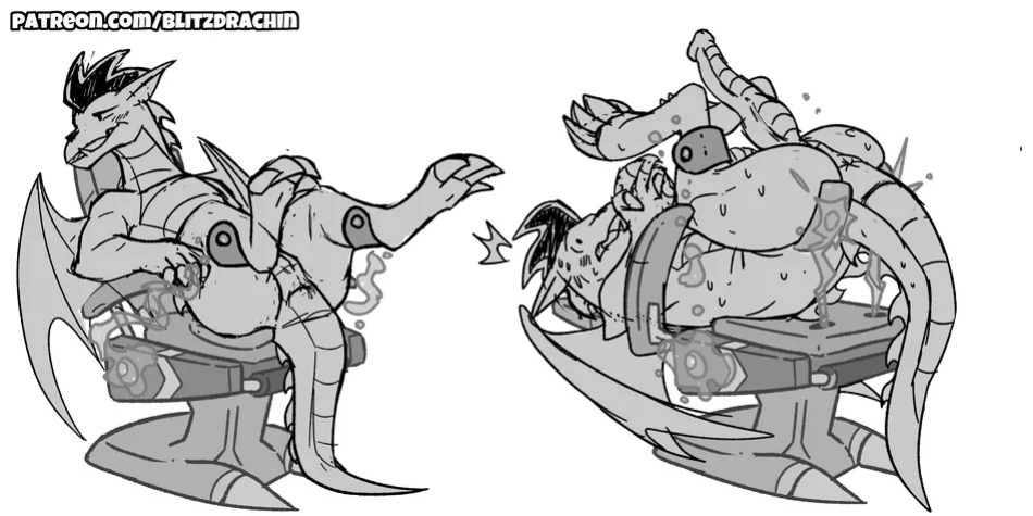 [Blitzdrachin] Dragon Lessons III (Sketch)