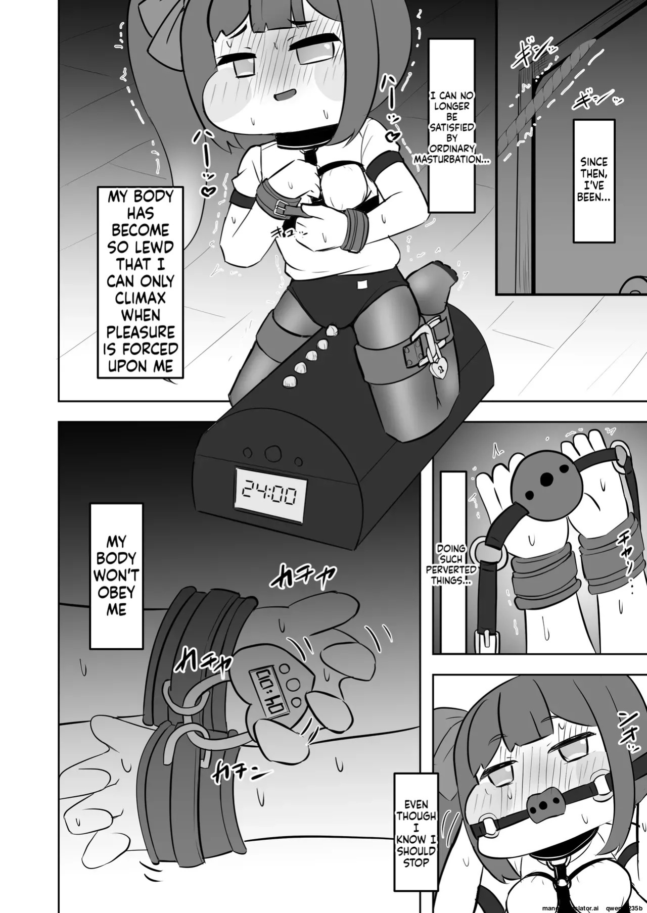[Hametsuyasan (Icoicoikoi)] ​Kinki no kusari ni tsungareshi ware, shin-en ni te shuuen no dokushou wo suru ohanashi ~Jibaku kousoku onanii wo shiteitara dondon kairaku no numa ni hamatte shimatta~ (Trickcal: Chibi Go) [Digital] (SCANMTL)
