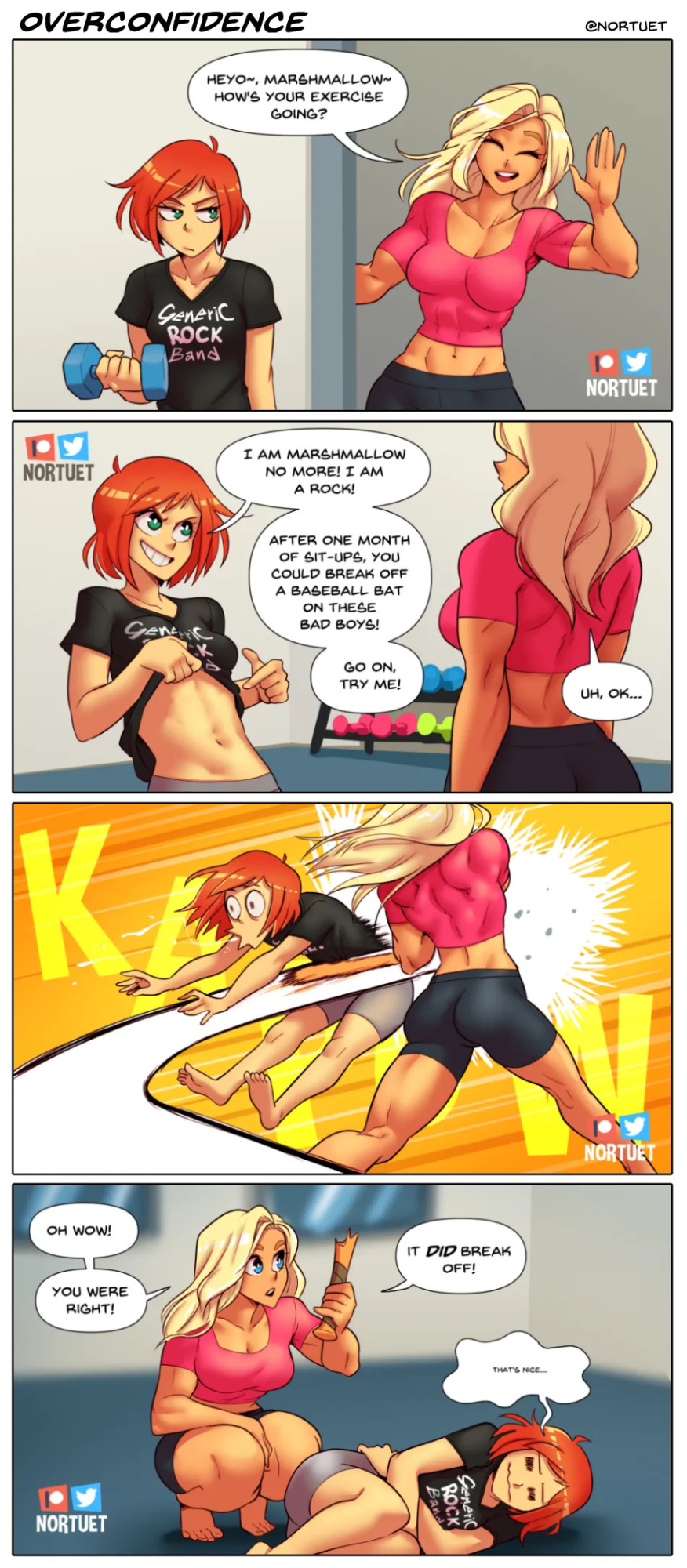 [Nortuet] Nortverse: Tara & Beverly - 4koma