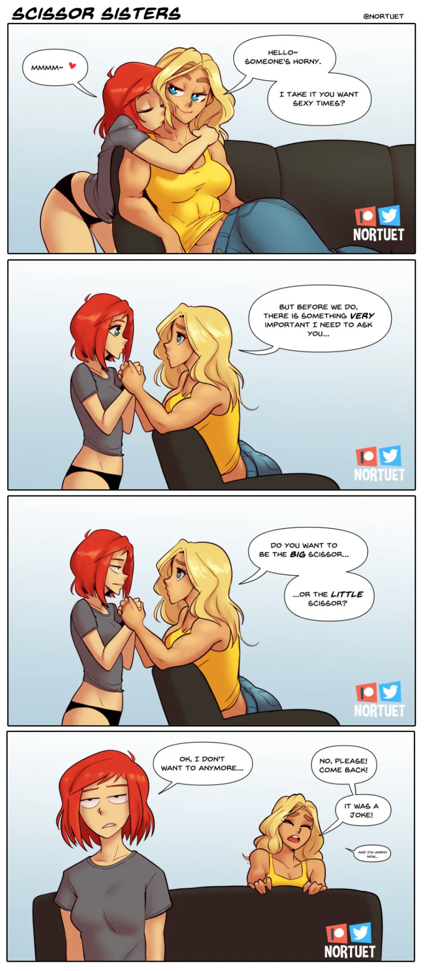 [Nortuet] Nortverse: Tara & Beverly - 4koma