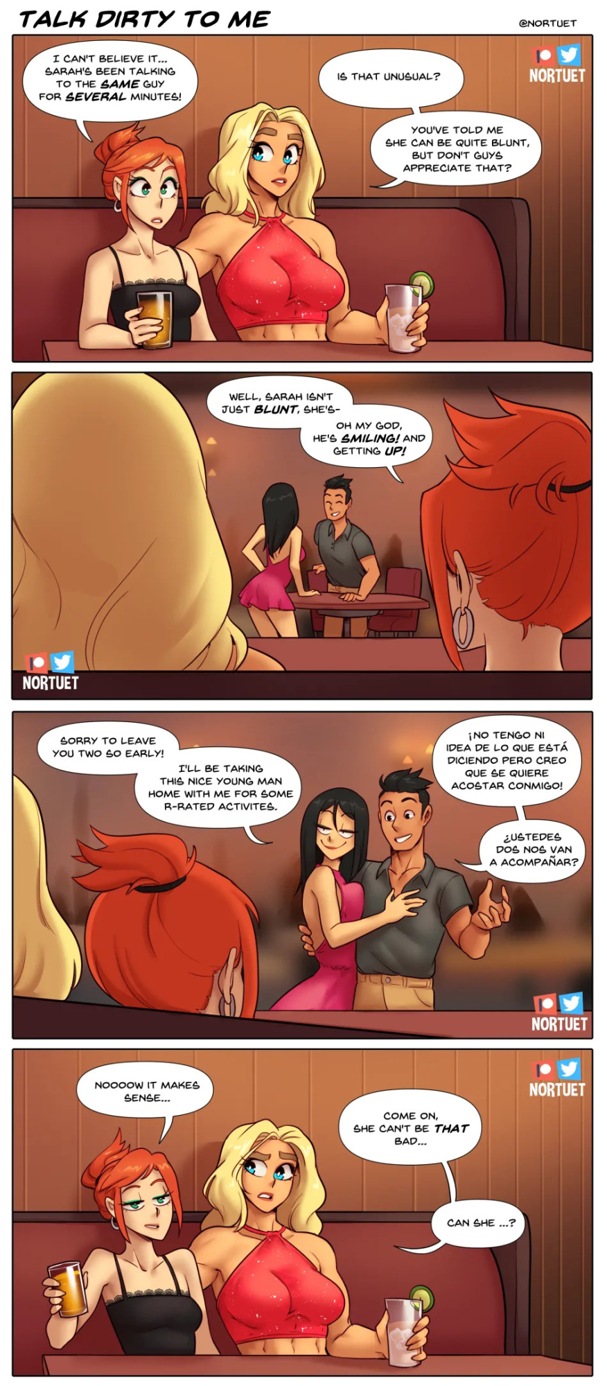 [Nortuet] Nortverse: Tara & Beverly - 4koma