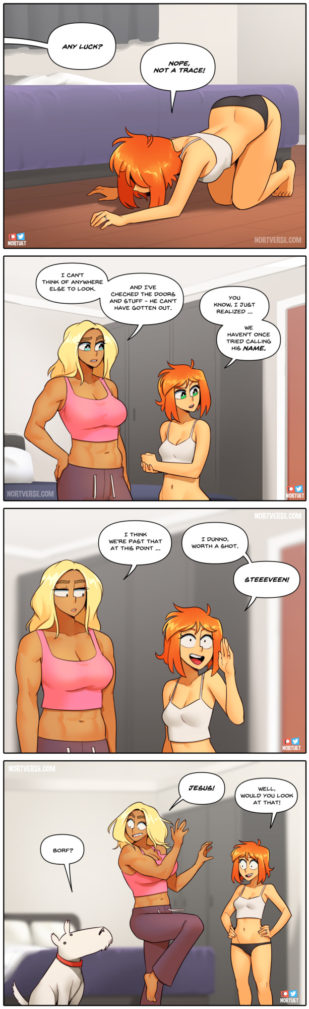 [Nortuet] Nortverse: Tara & Beverly - 4koma