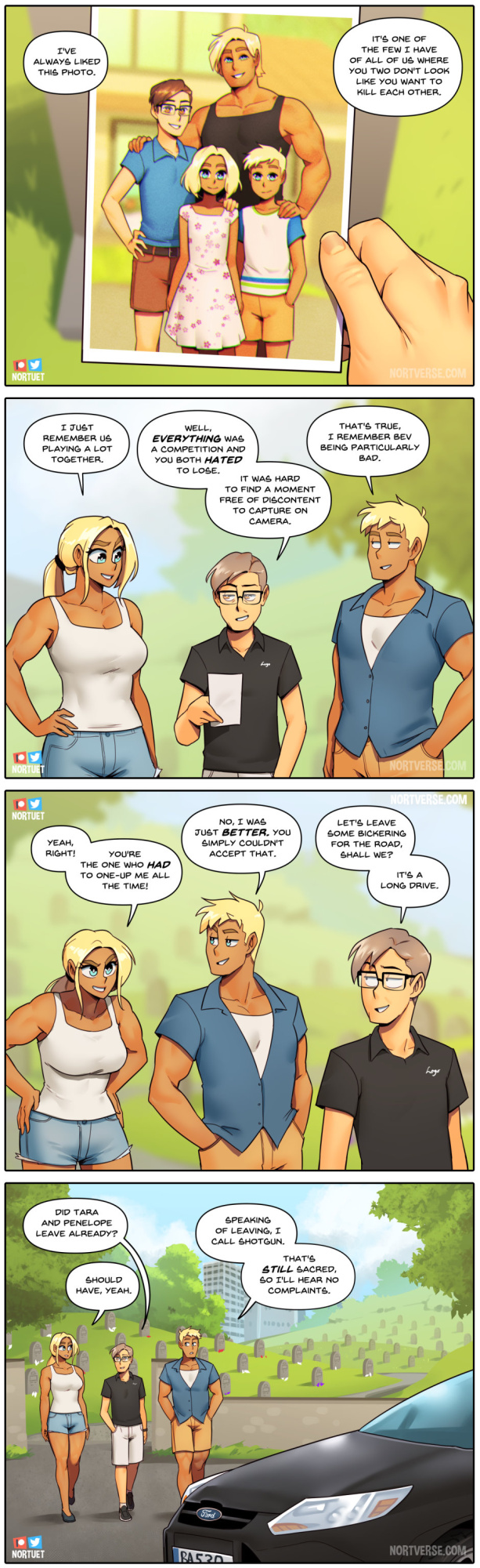 [Nortuet] Nortverse: Tara & Beverly - 4koma