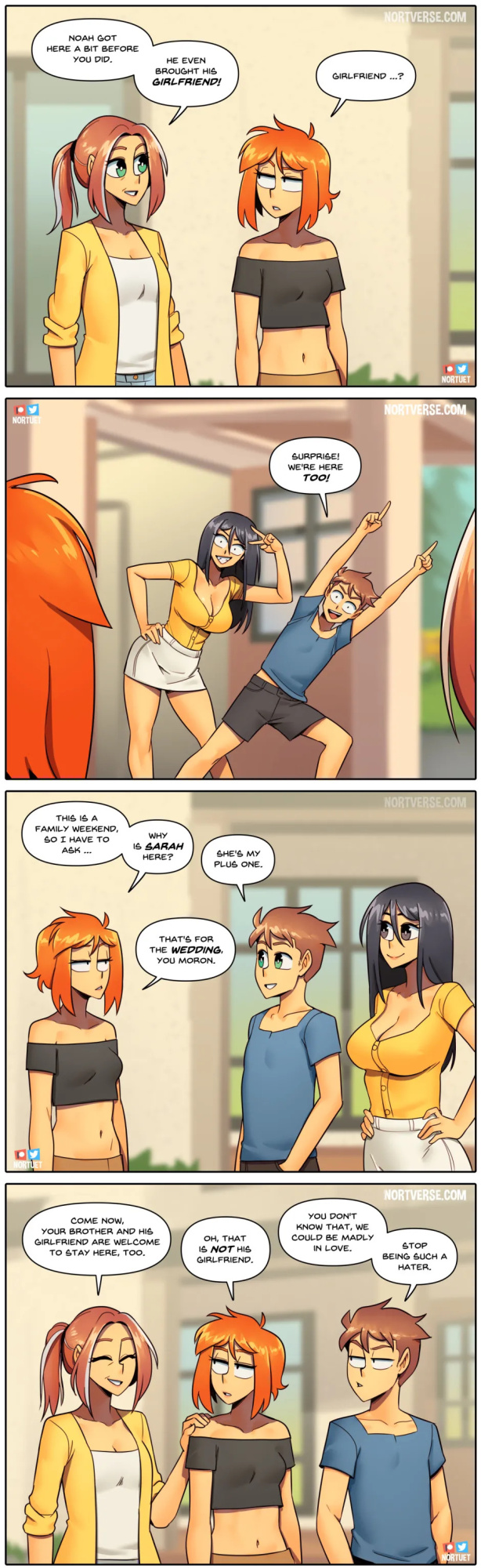 [Nortuet] Nortverse: Tara & Beverly - 4koma