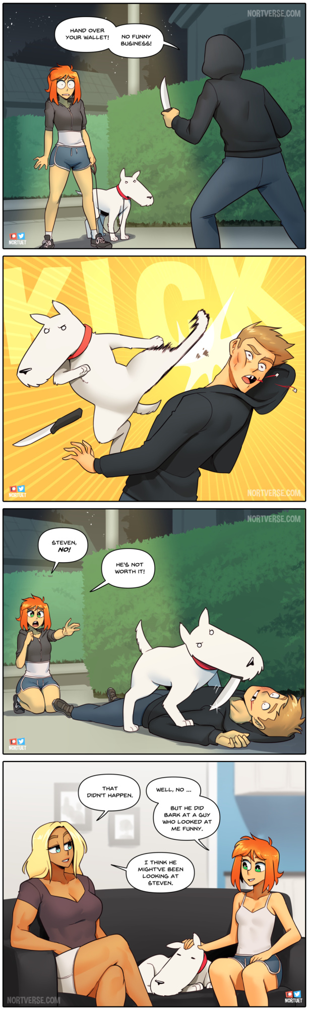 [Nortuet] Nortverse: Tara & Beverly - 4koma
