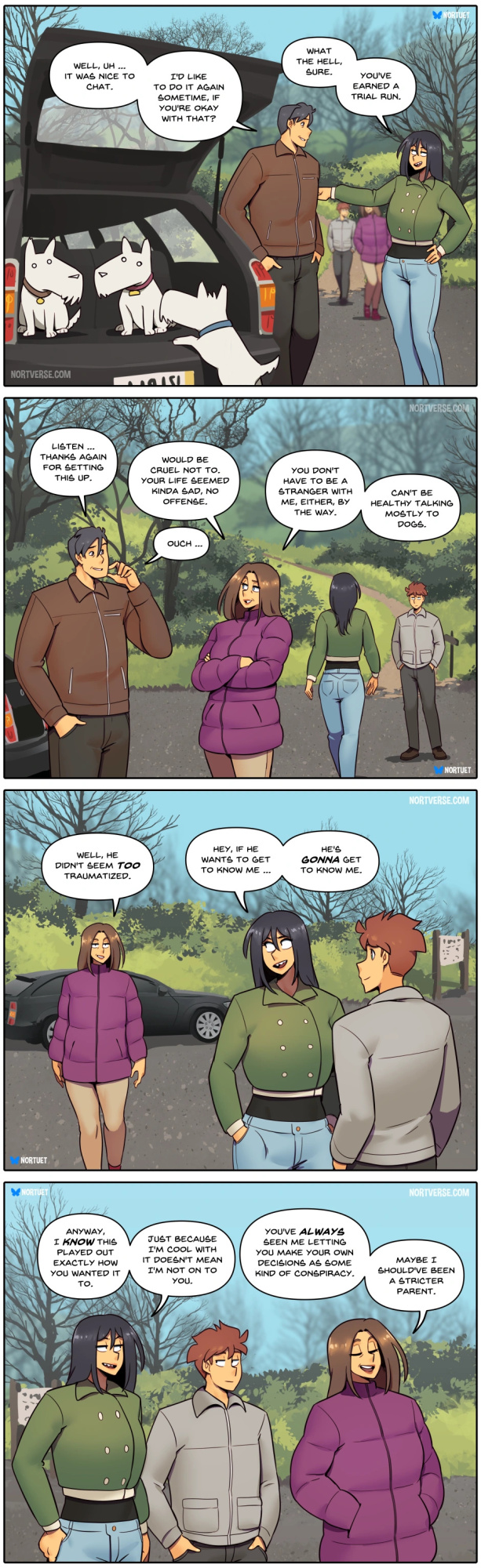 [Nortuet] Nortverse: Tara & Beverly - 4koma