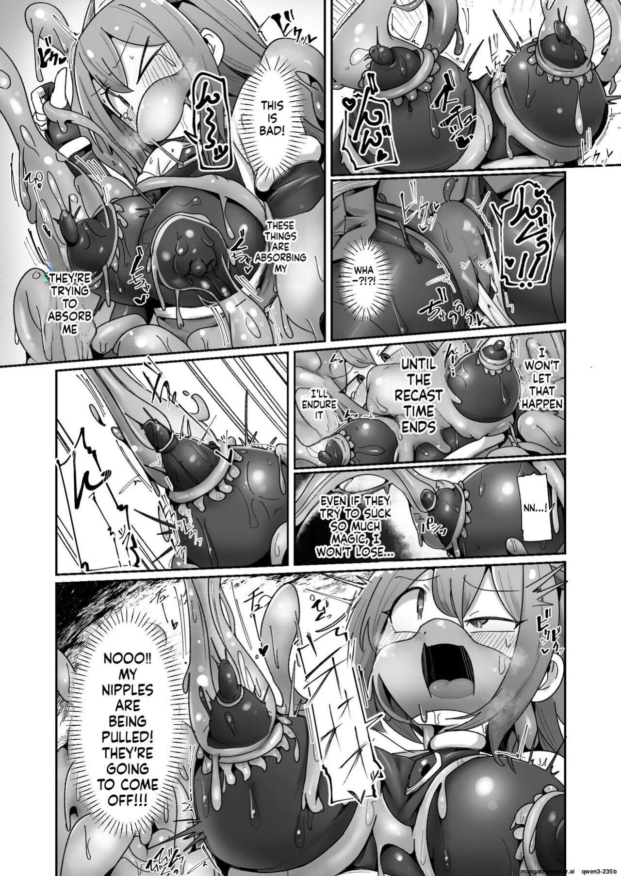 [Echie Kokufuku Aka (Monota)] Maryoku Tank Choukyou sareta Koto mo Sukkari Wasurete no Kono Ko to Teki Ajito ni Idonjau Onna Hero-chan (SCANMTL)